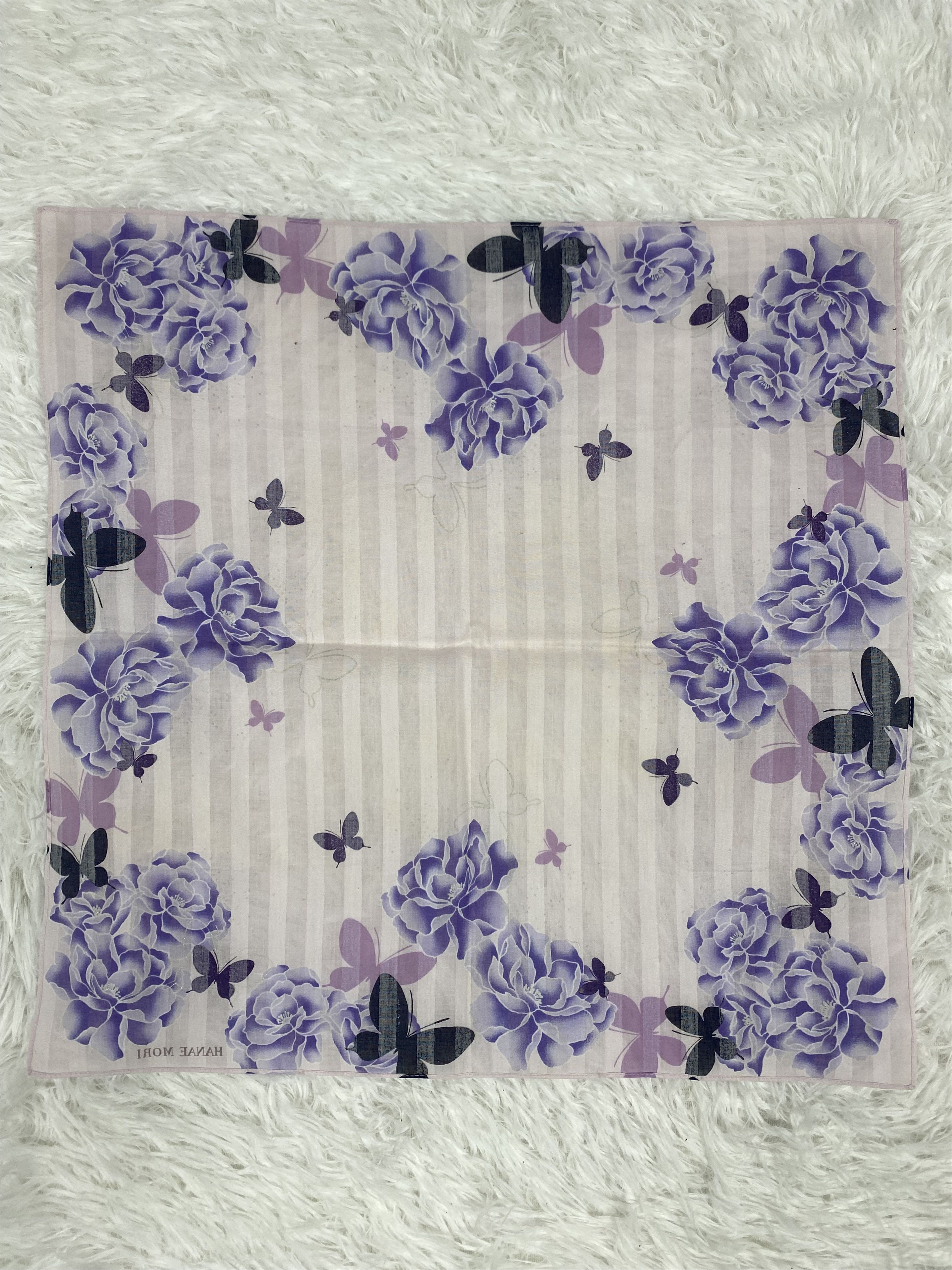 Hanae Mori × Vintage Vintage Hanae Mori Handkerchief Neckerchief PH0608 Size ONE SIZE - 4 Thumbnail