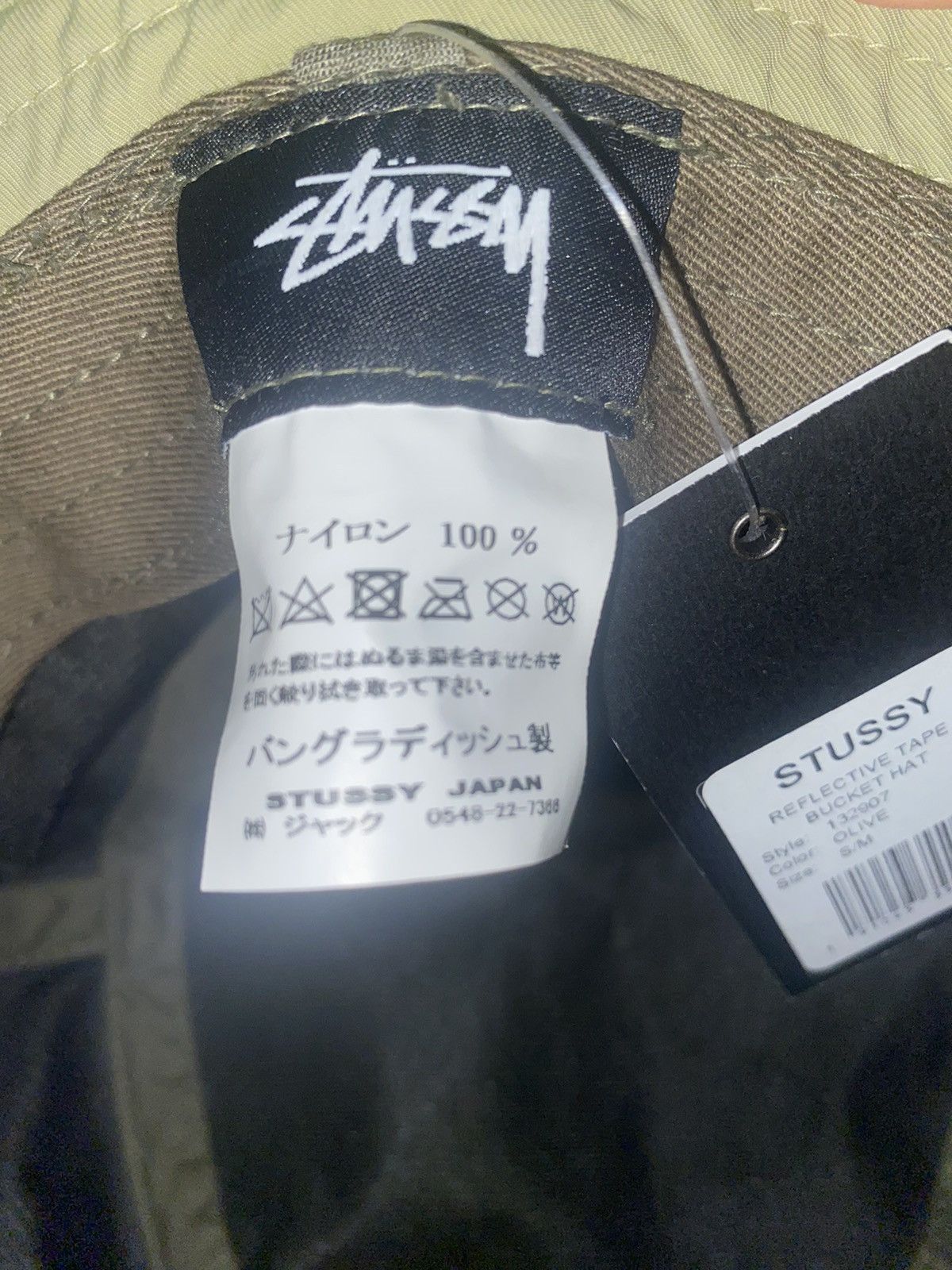 Stussy Stussy Reflective Tape Bucket Hat Size ONE SIZE - 4 Thumbnail