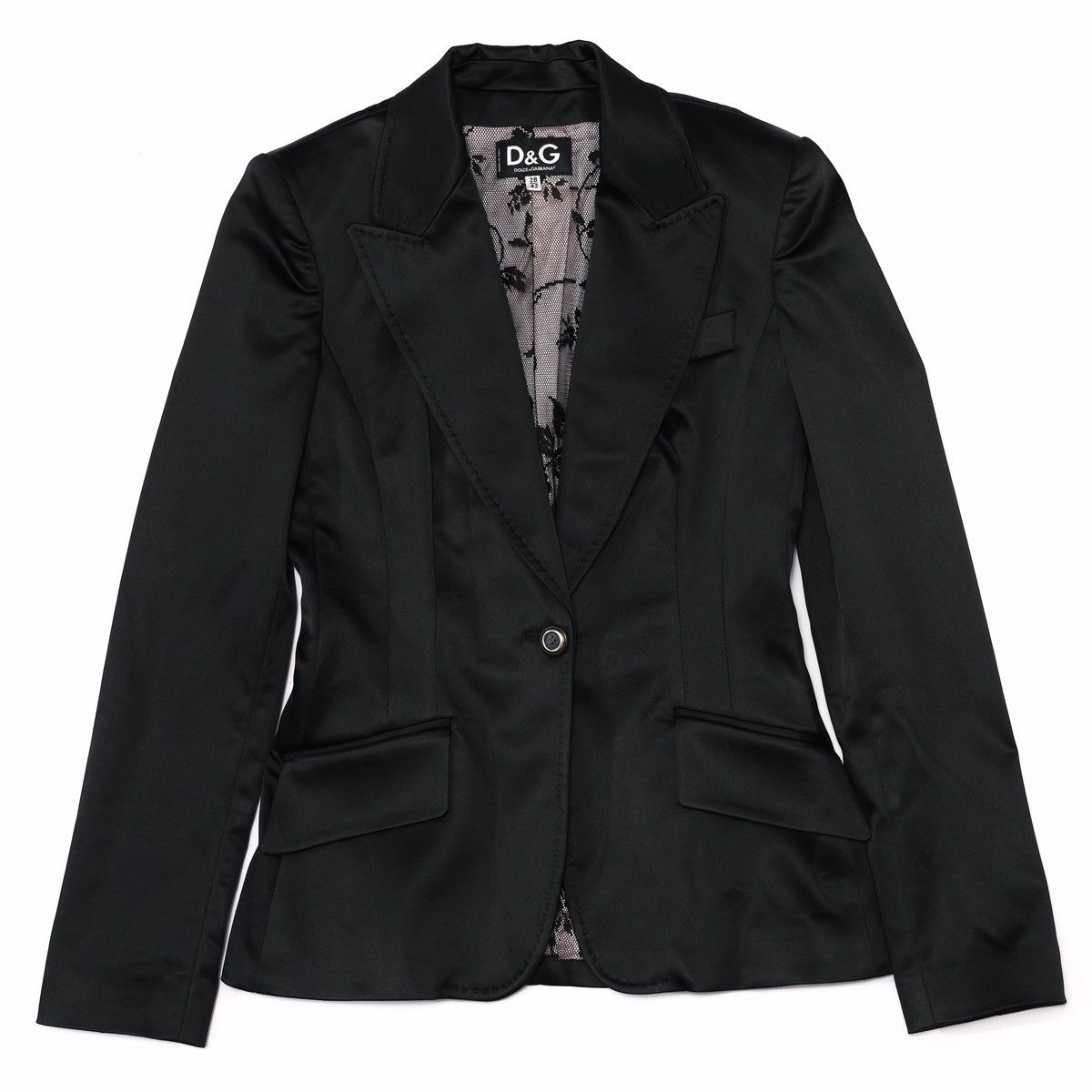 Dolce Gabbana Tuxedo Dinner Blazer Jacket Black