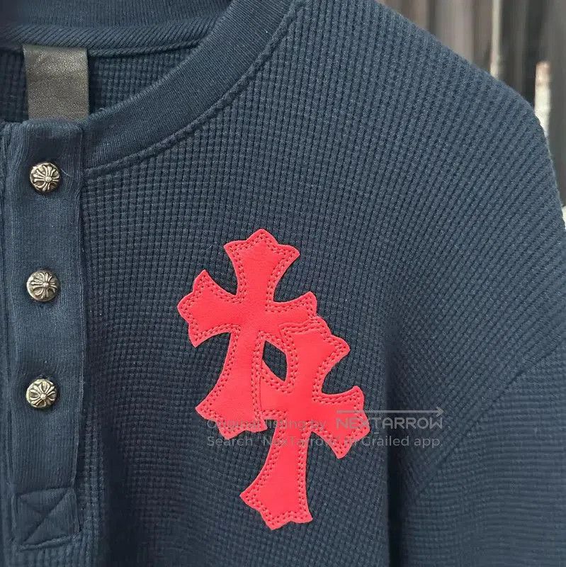 Chrome Hearts Chrome Hearts Blue Long Sleeve T-Shirt . Size US S / EU 44-46 / 1 - 6 Thumbnail
