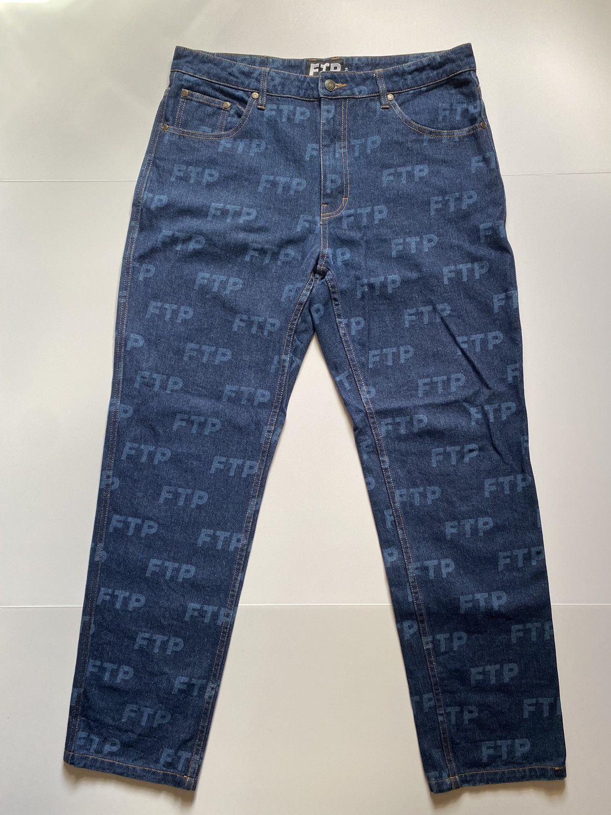 Ftp jeans factory allover design