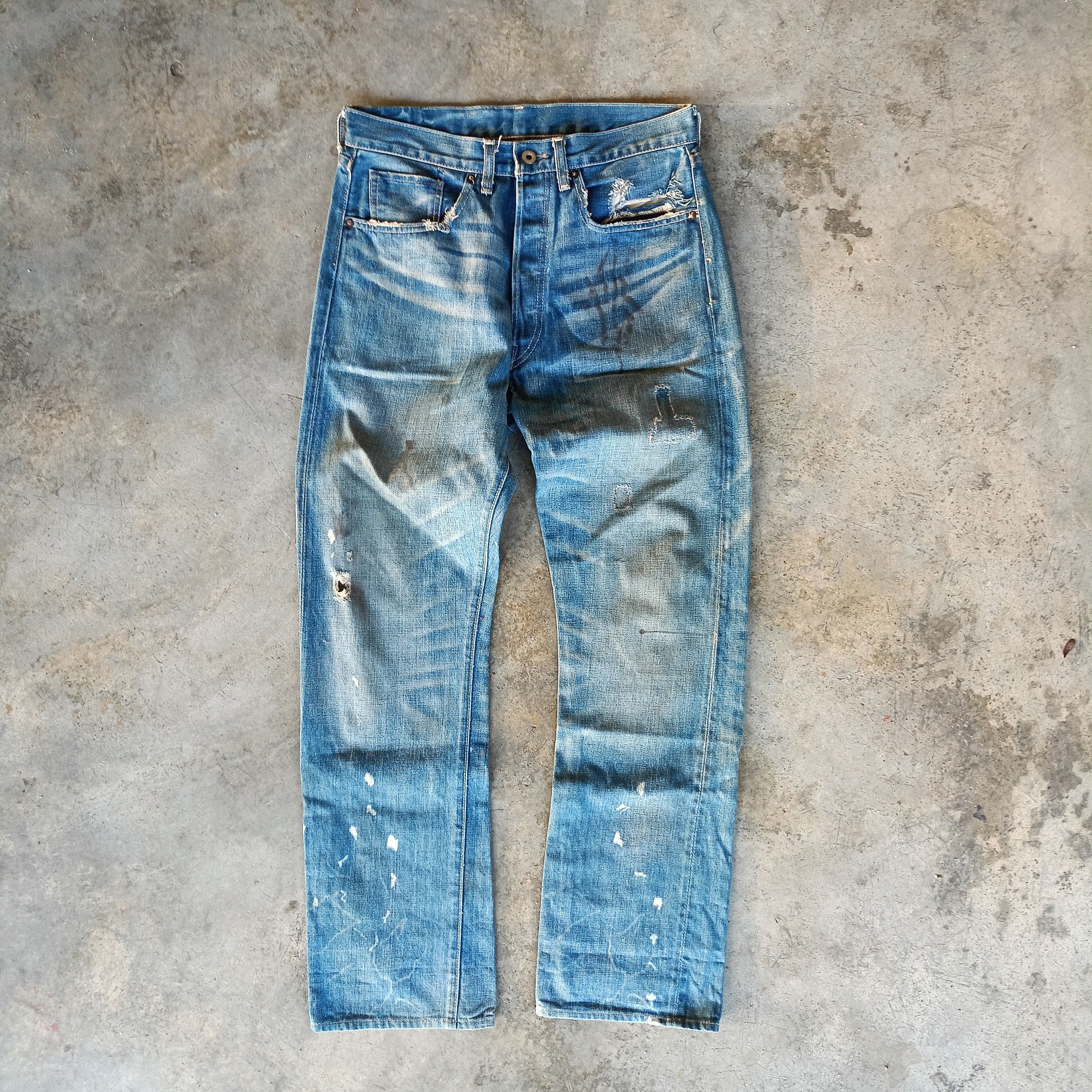 Levi's Made & Crafted Big E Levis Distressed japan J22 Size US 32 / EU 48 - 1 Thumbnail