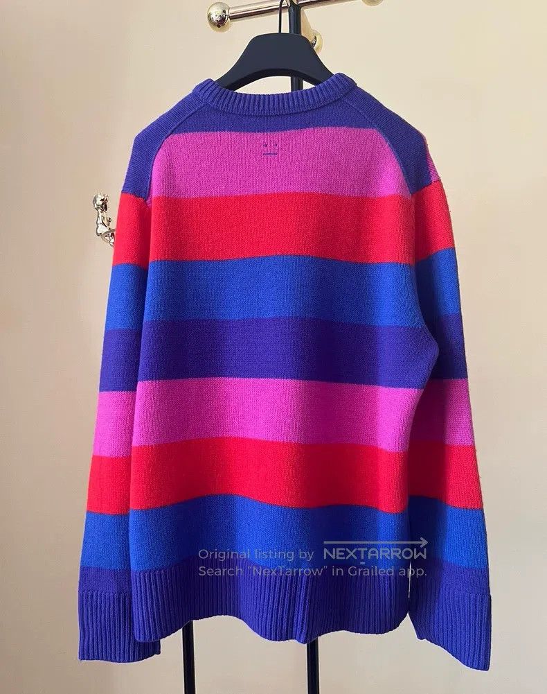 Acne Studios Acne Studios Rainbow striped wool sweater, red, blue, and Size XS / US 0-2 / IT 36-38 - 4 Thumbnail