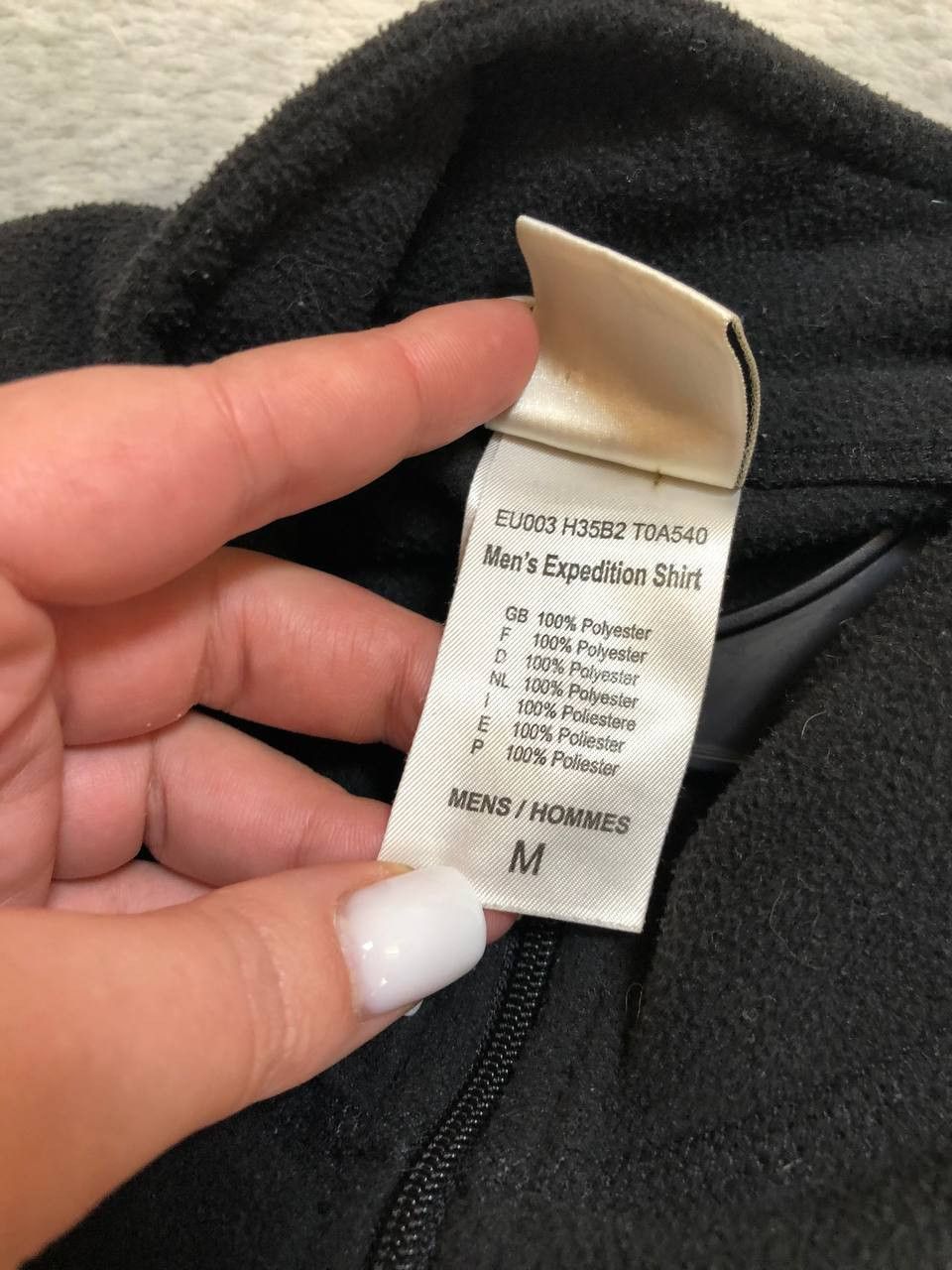 The North Face The North Face Fleece Quarter Zip Black Pullover Size US M / EU 48-50 / 2 - 4 Thumbnail