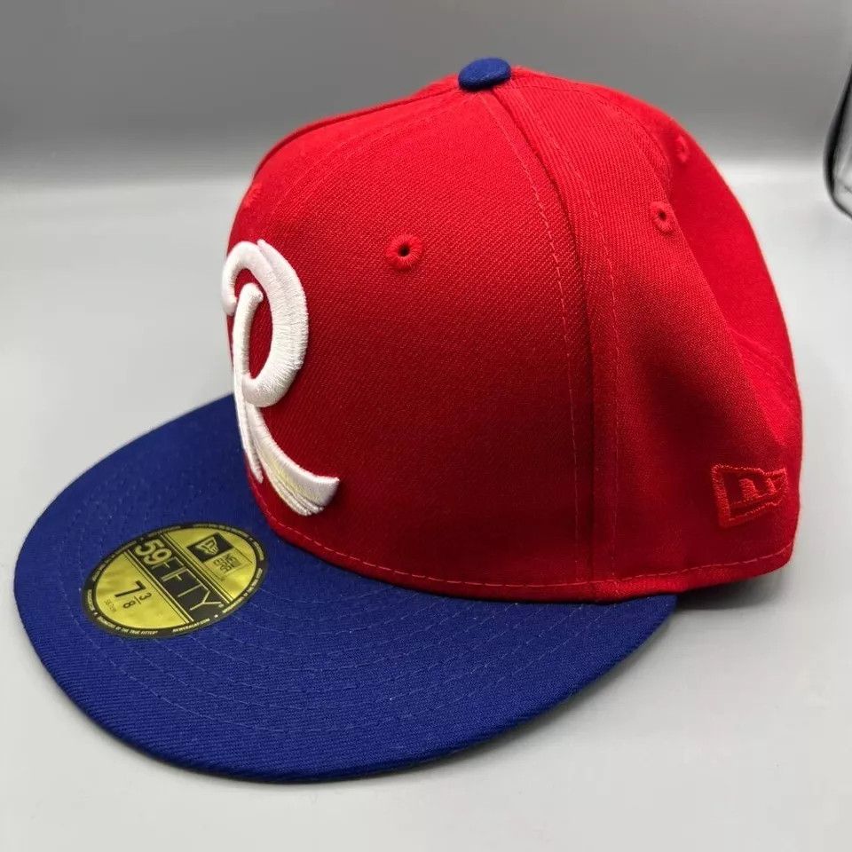 New Era Reading Fightin Phils Hat Men 7 3/8 59Fifty New Era Fitted Size ONE SIZE - 8 Thumbnail