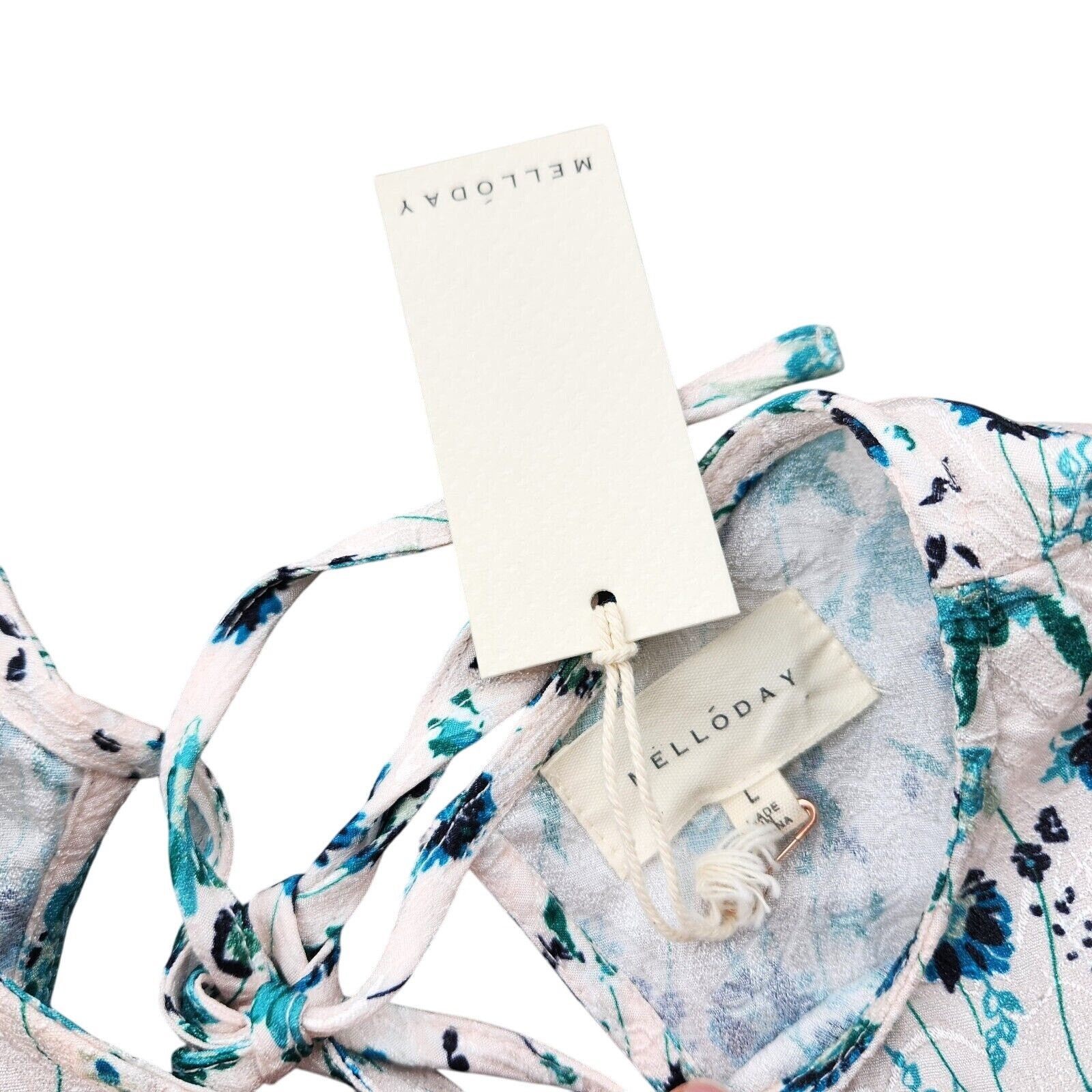 The Unbranded Brand Melloday Women Open Back Fit & Flare Mini Dress Size L Size L / US 10 / IT 46 - 4 Thumbnail