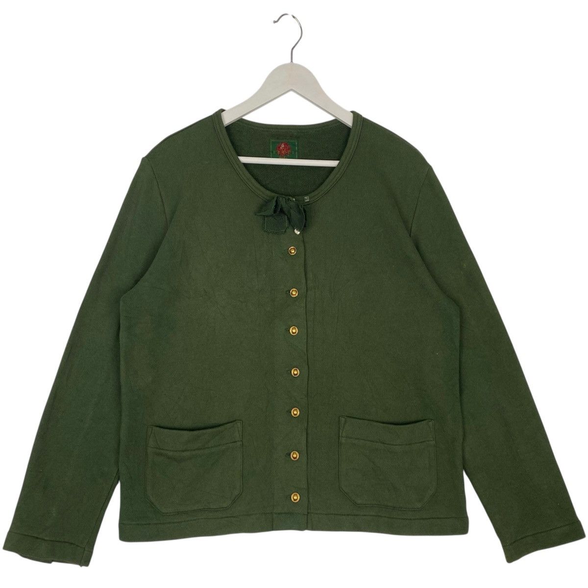 Other Vintage Ketty Cardigan Sweater Big Logo Green Size M Size US M / EU 48-50 / 2 - 1 Thumbnail