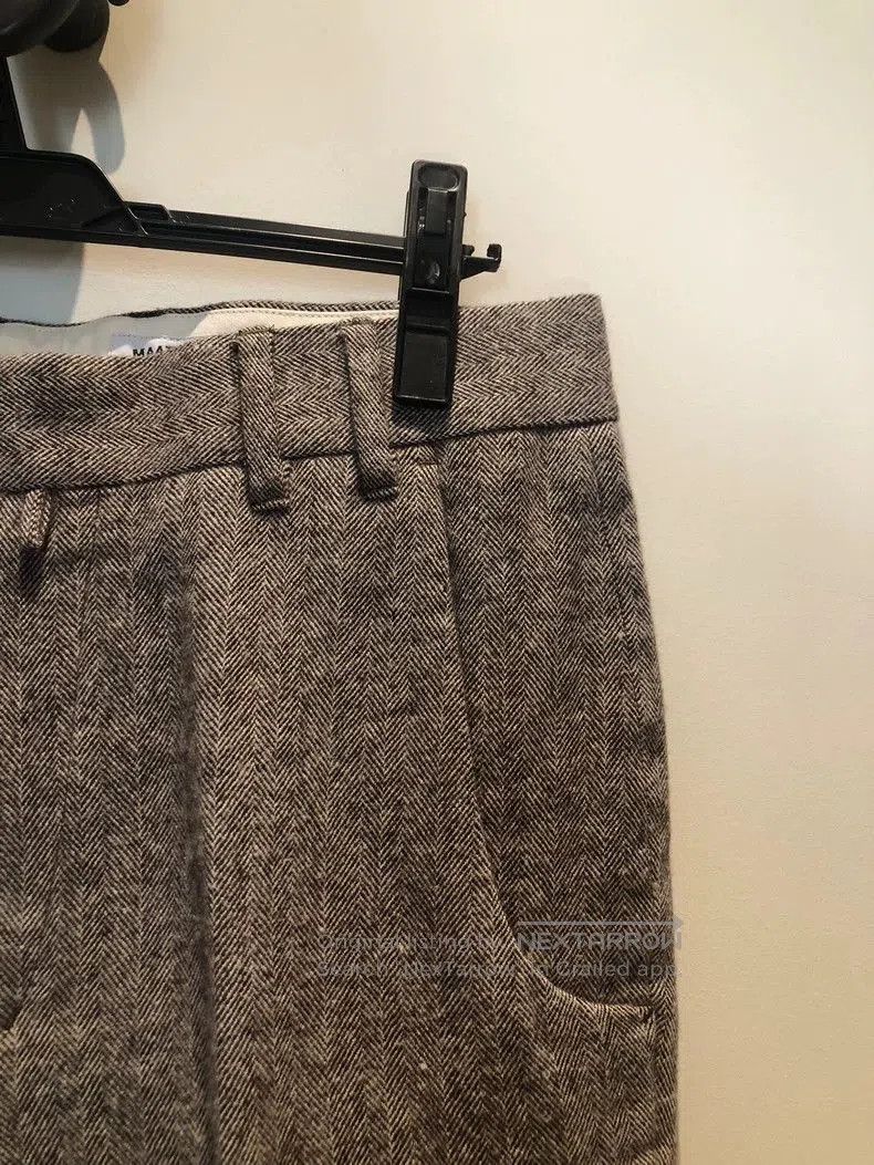 A.PRESSE Maatee & Sons Cashmere Trousers in Herringbone. Size US 32 / EU 48 - 4 Thumbnail