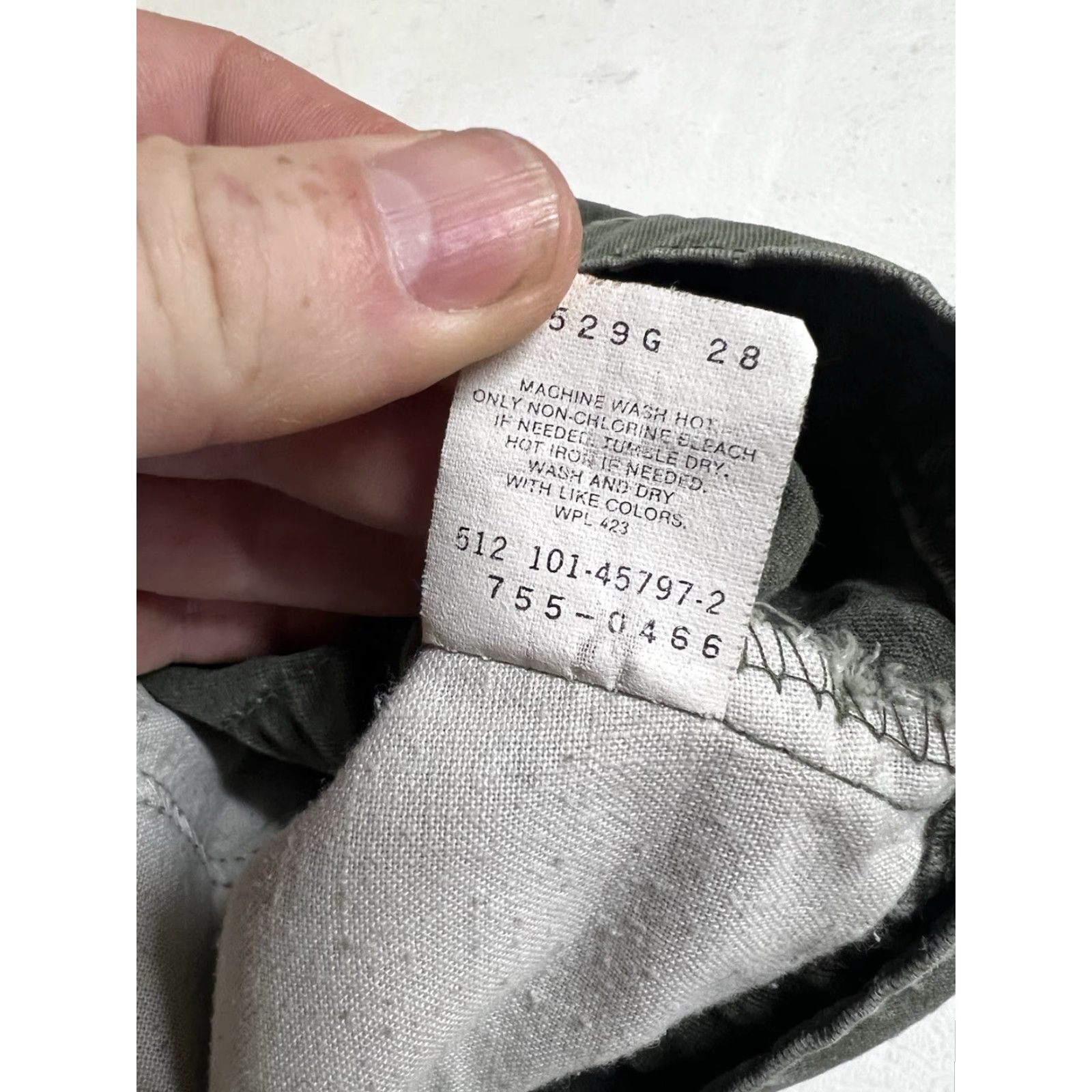 Levi's VINTAGE Levi’s 555 Jeans - 28x31 - Relaxed Straight - Green - USA Made - 90s Vintage Mens Jeans Size US 28 / EU 44 - 4 Thumbnail