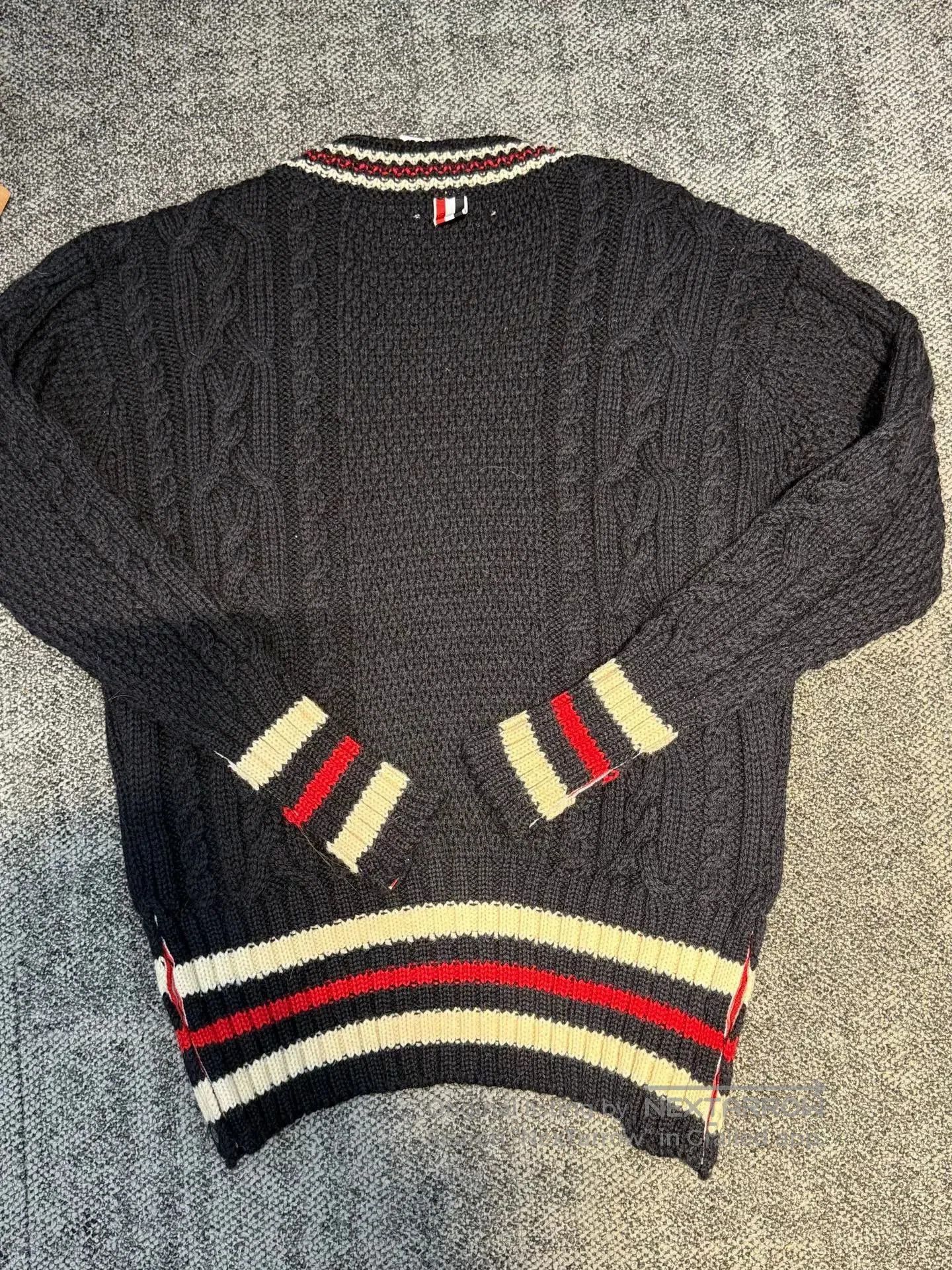 Thom Browne Thom Browne Wool Knit Cardigan Size 4. Size US XL / EU 56 / 4 - 2 Thumbnail