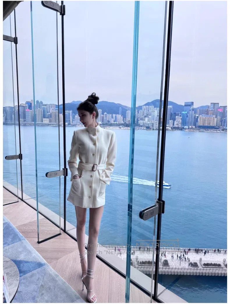 Saint Laurent Paris Saint Laurent Paris Poster Style Wool Coat Size S / US 4 / IT 40 - 6 Thumbnail