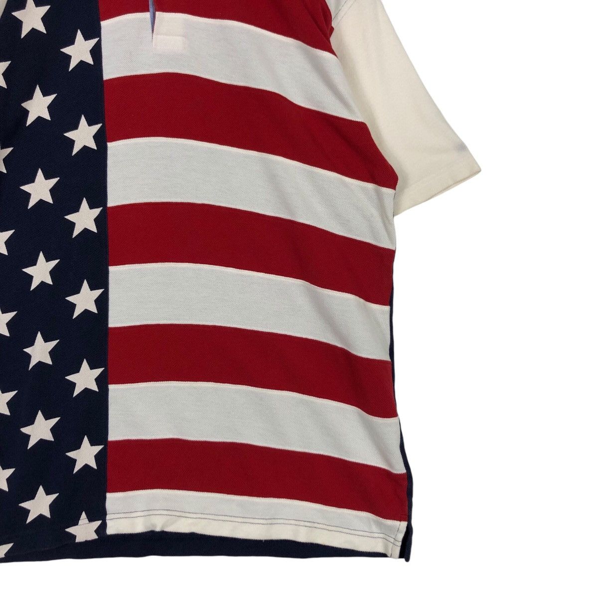 Japanese Brand × Tommy Hilfiger Tommy Hilfiger Polo Shirt Rare Design American Flag Size US L / EU 52-54 / 3 - 4 Thumbnail