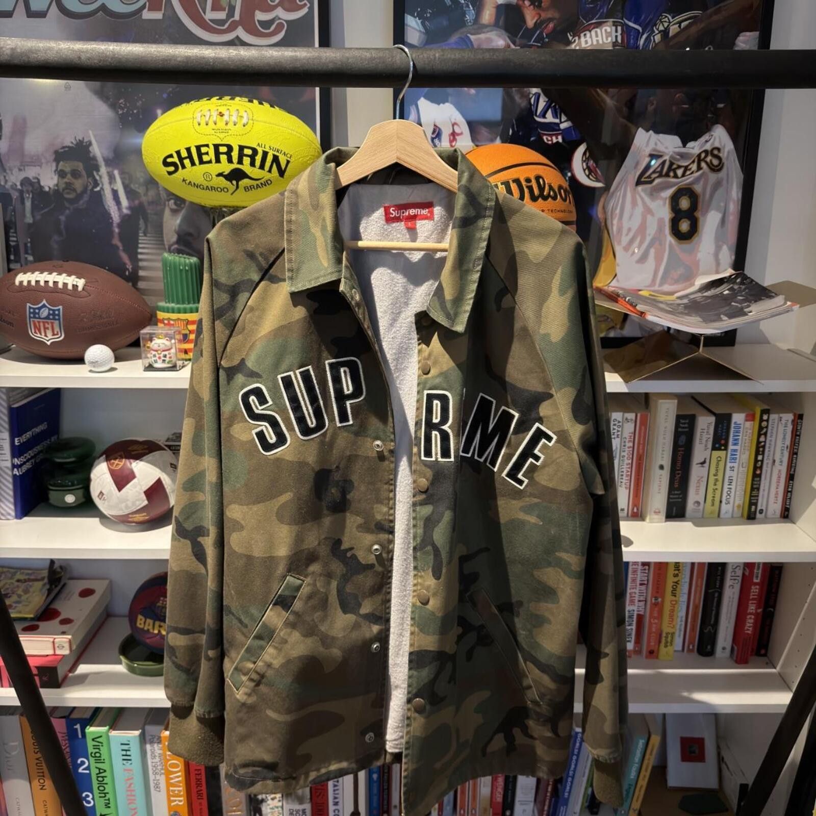 Supreme Supreme 15AW Twill Coach Jacket Camo Size US L / EU 52-54 / 3 - 3 Thumbnail