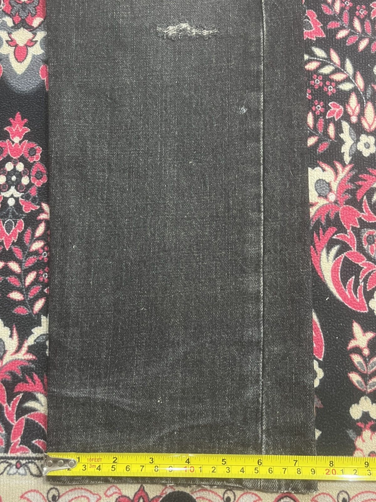 Japanese Brand Maison Conception Libre Two Toned Distressed Whisker Jeans Size US 32 / EU 48 - 14 Thumbnail
