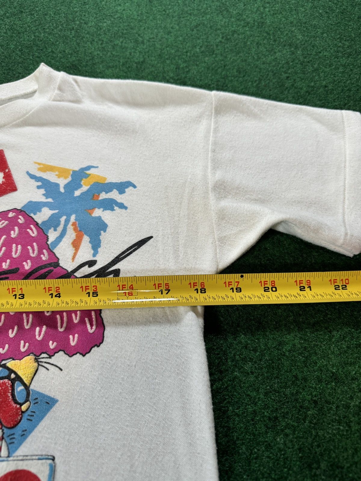 Pepsi × Vintage Vtg 80s RARE Pepsi Cola Fun In The Sun Beach Crop T Shirt Size S / US 4 / IT 40 - 6 Thumbnail