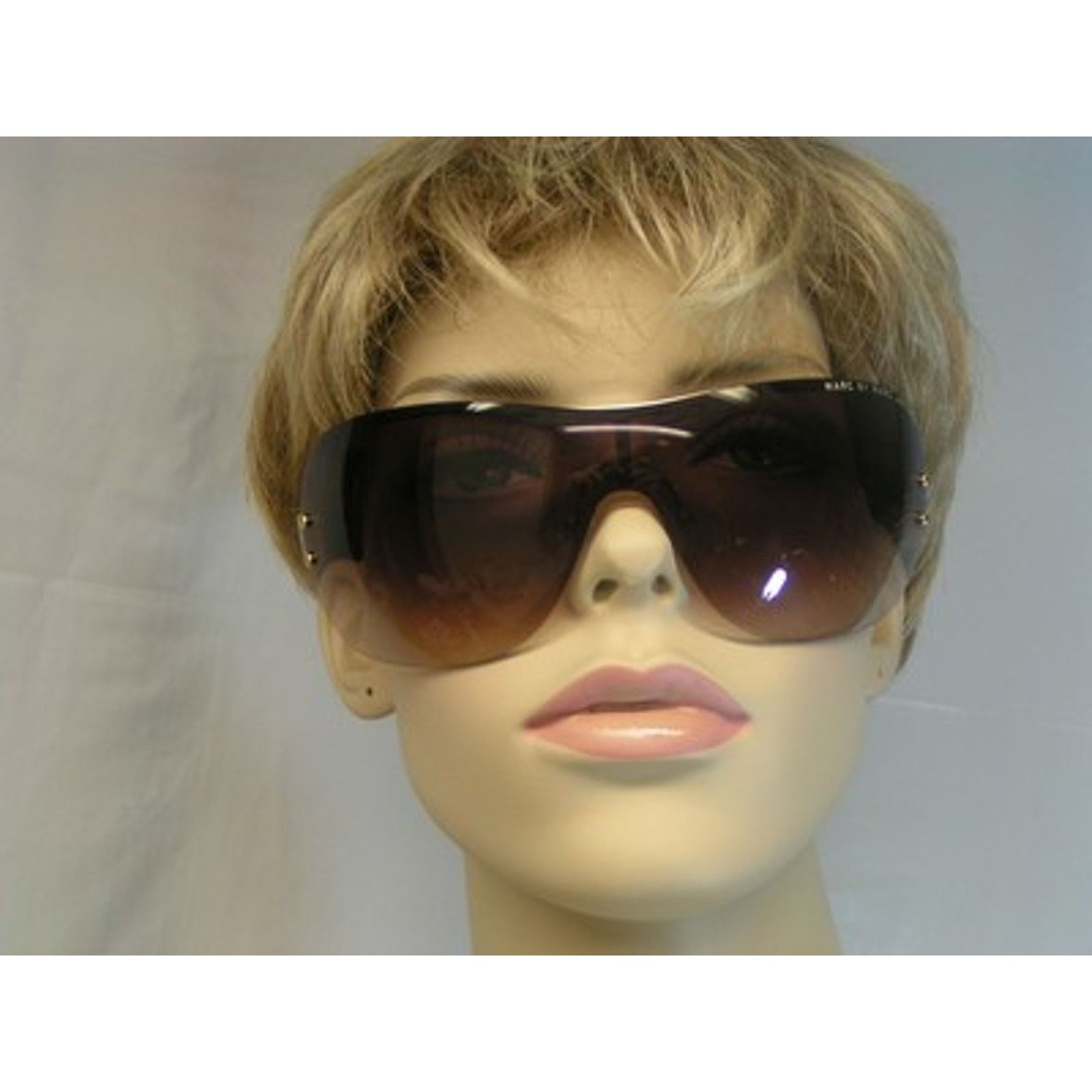 Marc by Marc Jacobs NEW MARC JACOBS BROWN FRAMELESS SUB 94 WRAP SUNGLASSES Size ONE SIZE - 2 Thumbnail