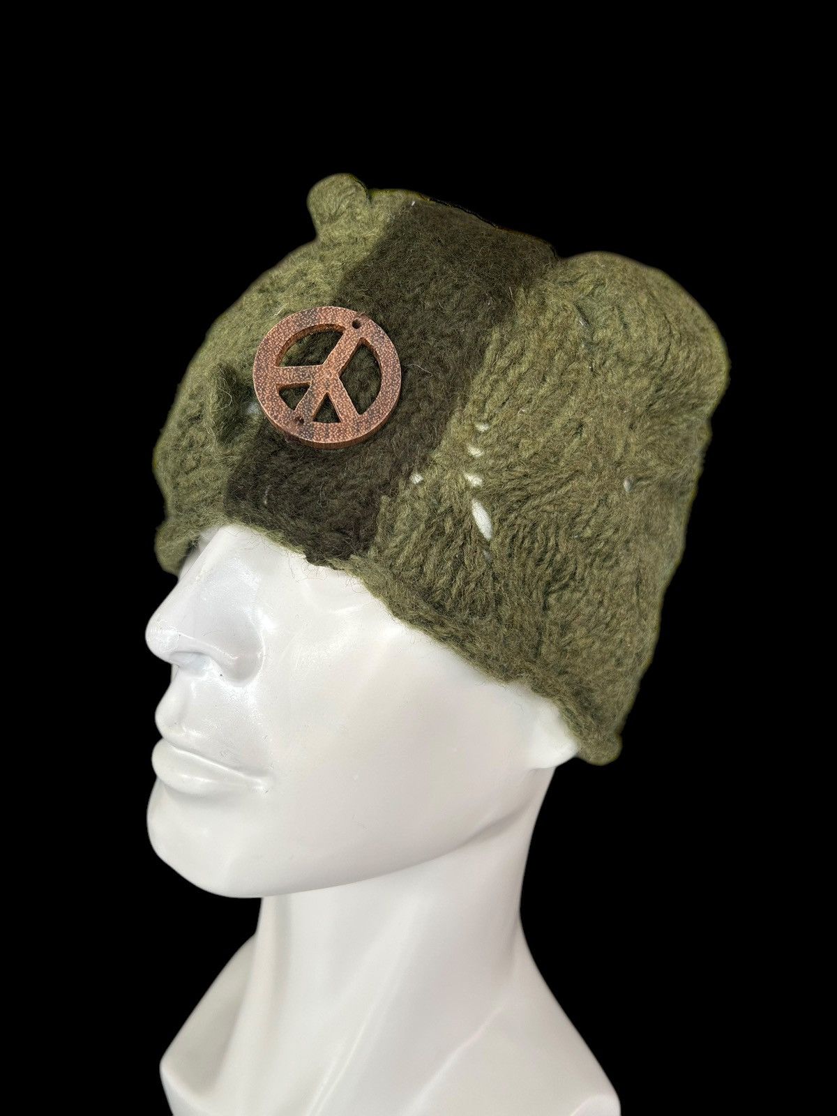 Handmade × Japanese Brand × Kapital Crochet Knitted Handmade Hairy Beanie Hats Rare ☠️☠️ Size ONE SIZE - 7 Thumbnail