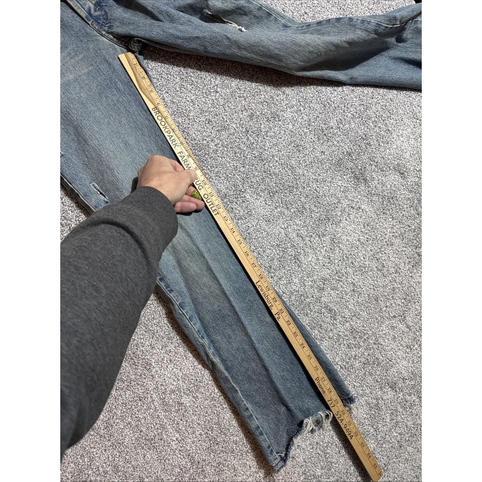 Mossimo Vintage Y2K Mossimo Jeans Women 28x30 Distressed Ripped Punk Size 28" / US 6 / IT 42 - 4 Thumbnail