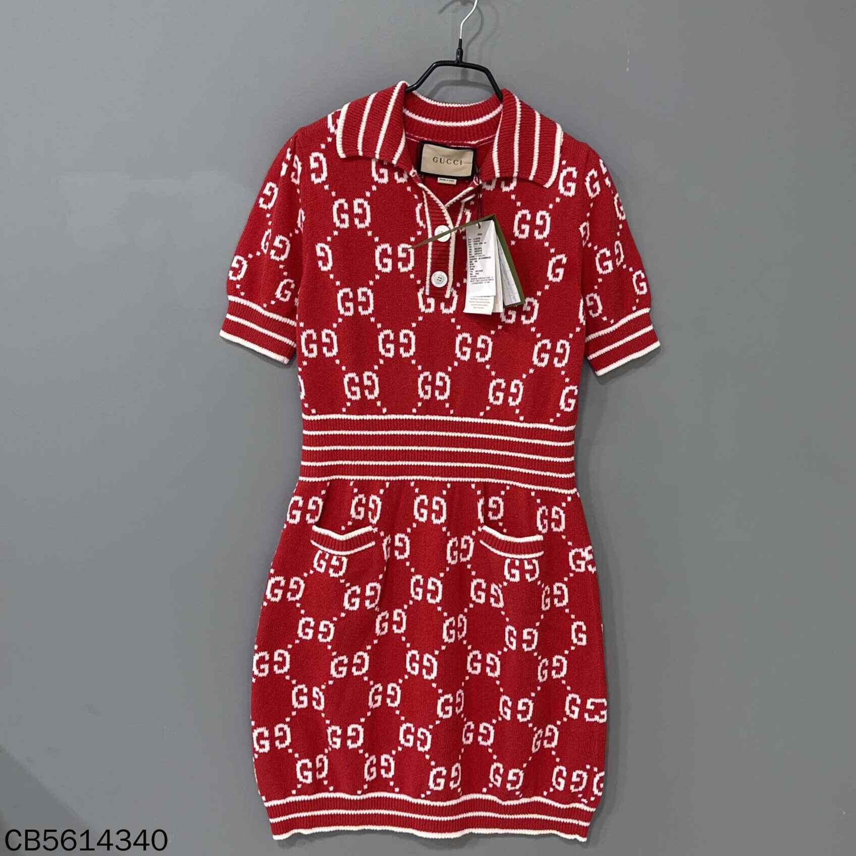 Gucci Gucci Knit Red T-Shirt M Women Size M / US 6-8 / IT 42-44 - 1 Thumbnail