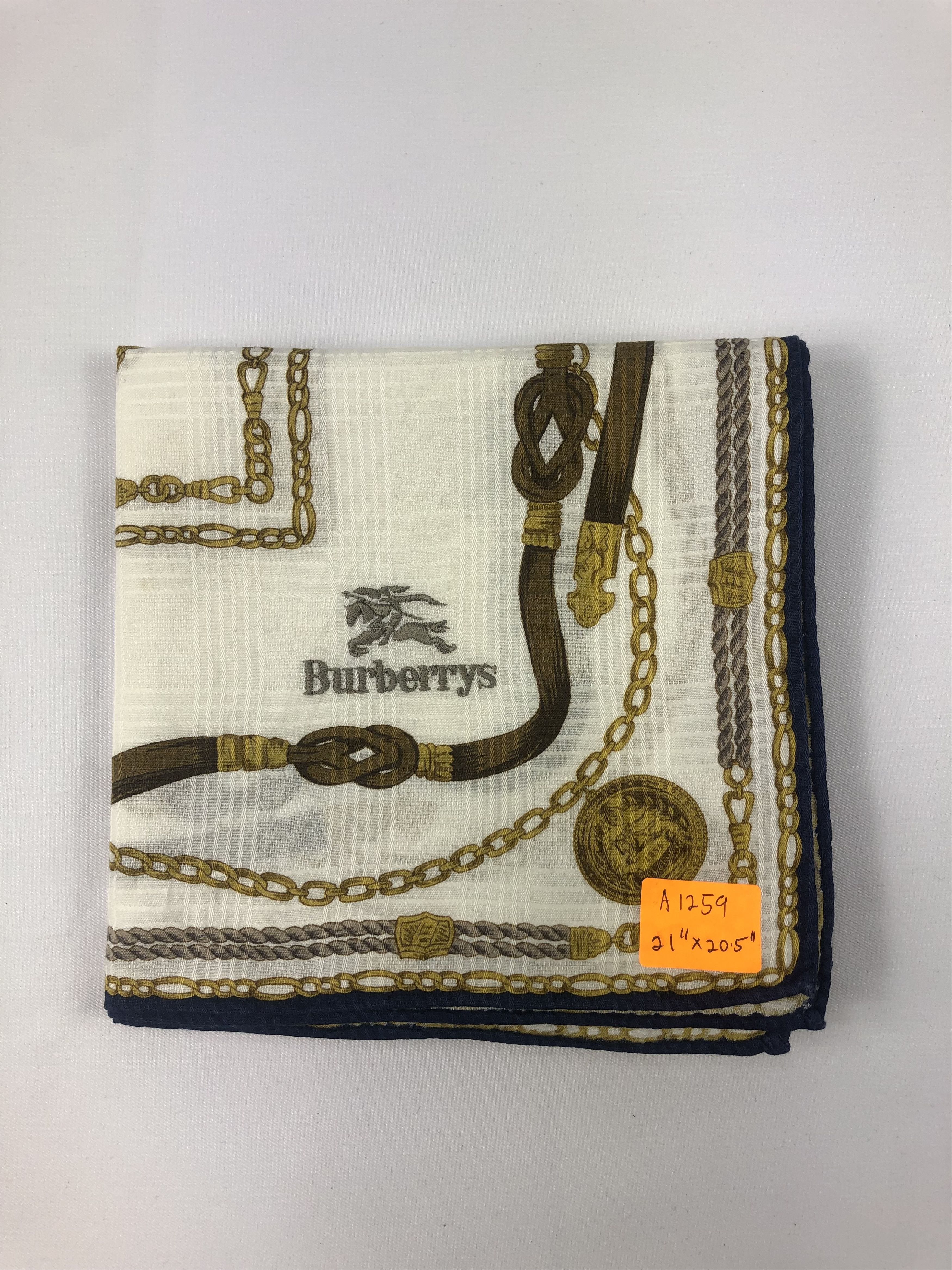 Burberry Burberrys Handkerchief / Bandana / Neckerchief / Headscarf Size ONE SIZE - 7 Thumbnail