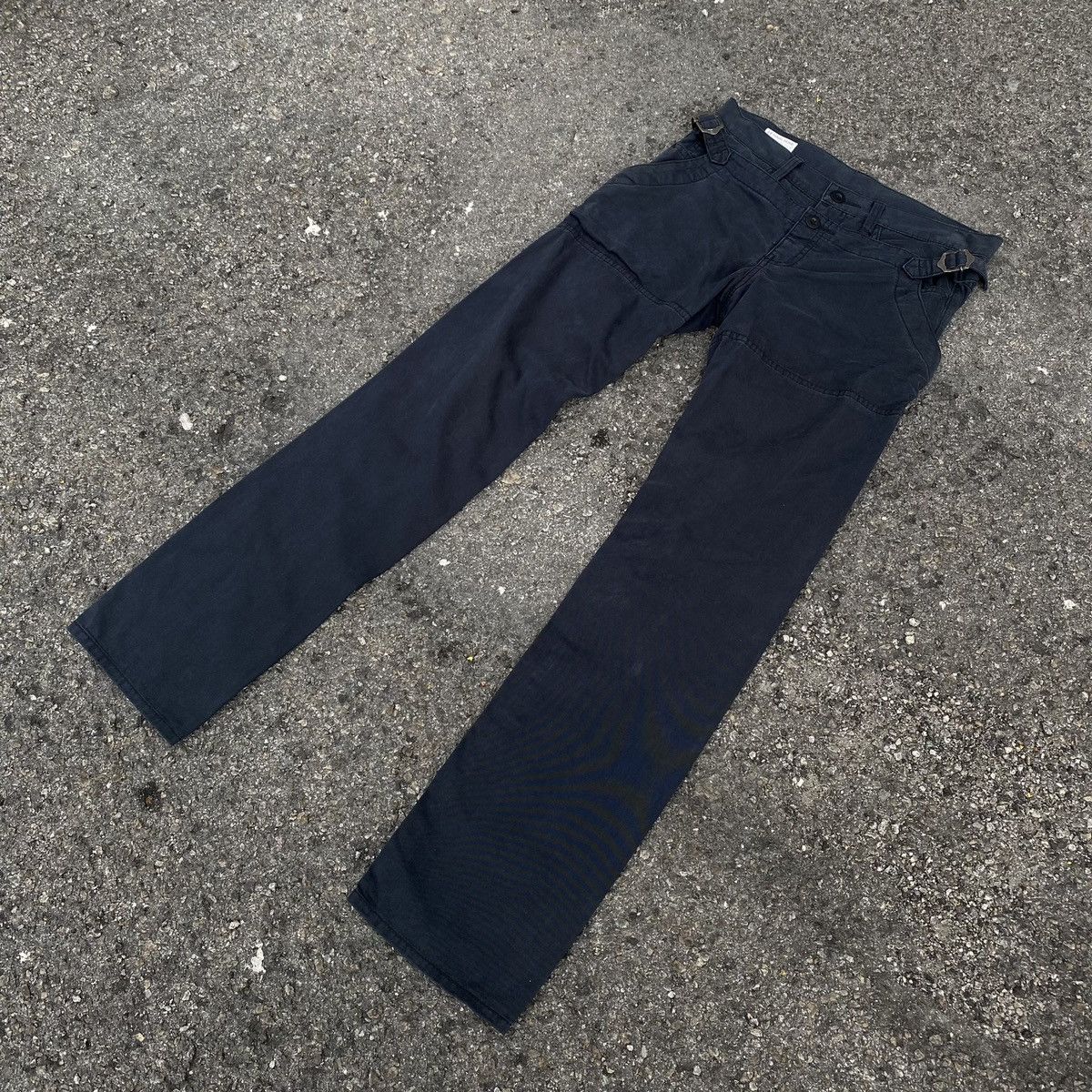 Balenciaga × Final Home × Vintage Final Home Survival Bondage Black Pants Size US 31 - 3 Thumbnail