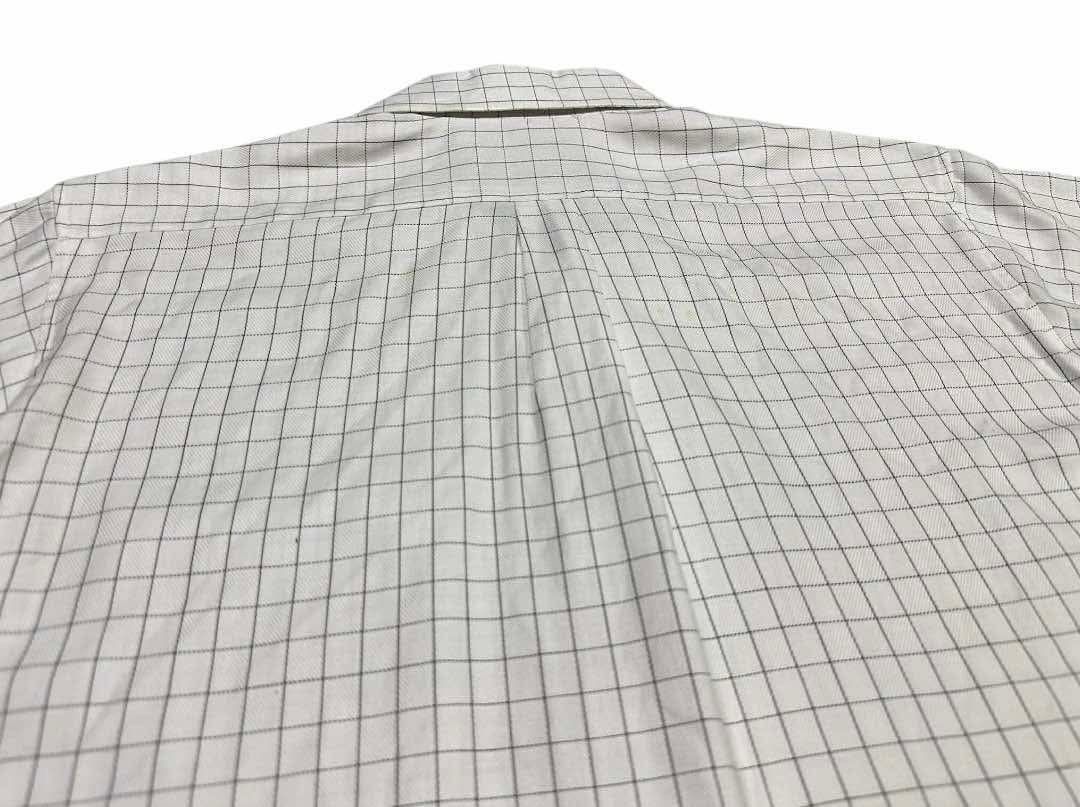 Yohji Yamamoto 🔥Vintage Sacsny Y’Saccs By Yohji Yamamoto Grid Shirt Ss Size US XL / EU 56 / 4 - 6 Thumbnail