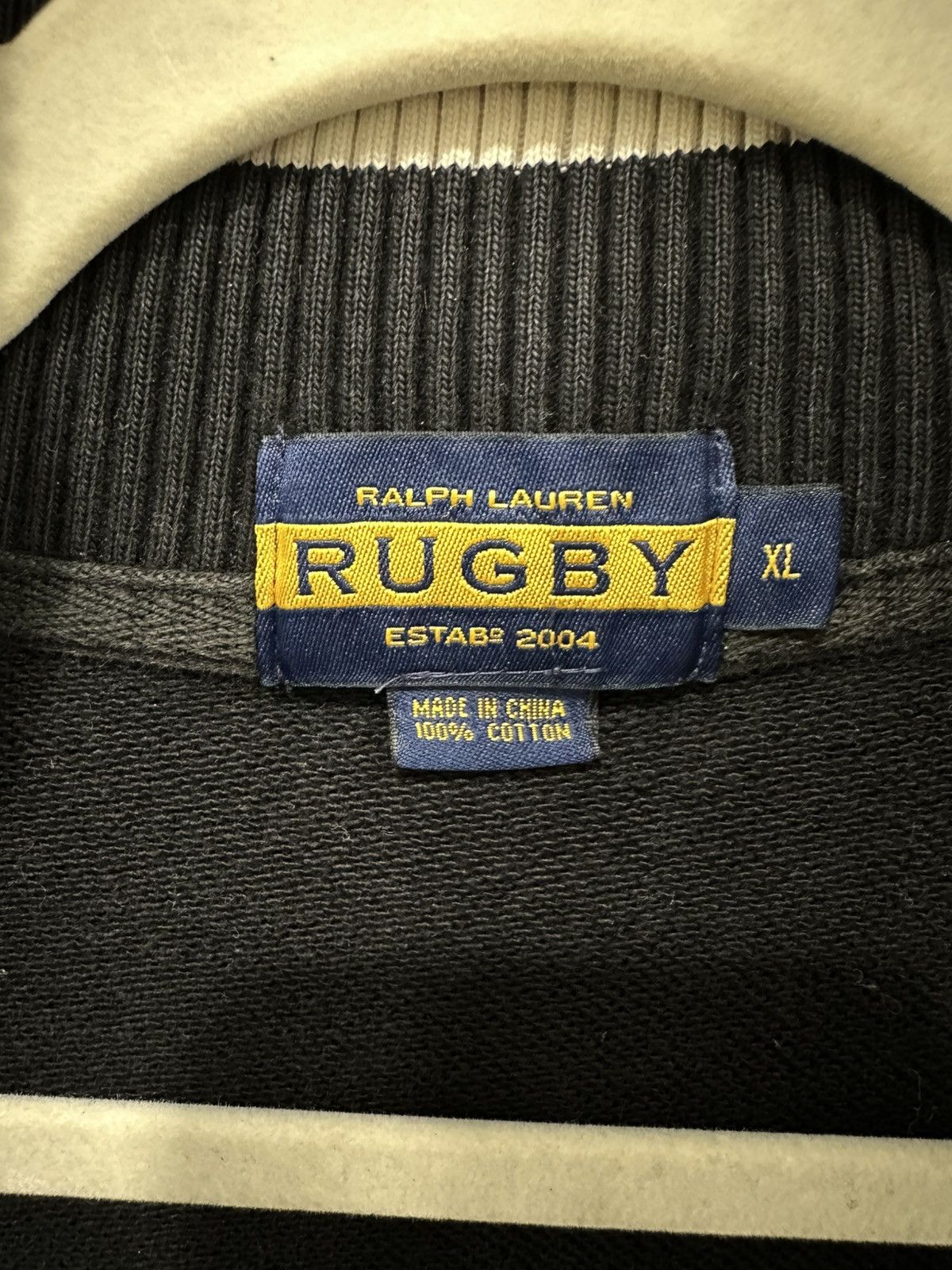 Rugby Ralph Lauren Rugby Ralph Lauren Tiger Crest Qtr Zip Black XL Size US XL / EU 56 / 4 - 6 Thumbnail