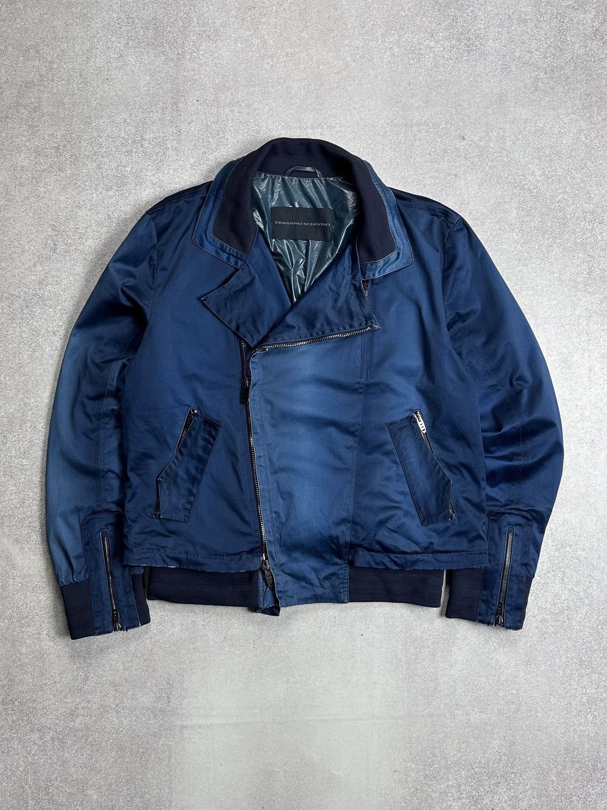 Ermanno Scervino Ermanno Scervino Luxury Blue Gradient Jacket L Size US L / EU 52-54 / 3 - 1 Thumbnail
