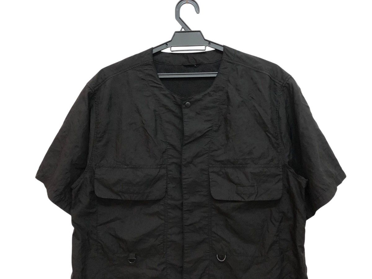 CPS CHAPS × Japanese Brand 🇯🇵 C.P.S. UNIFORM BRIDGE COLLARLESS UTILITY NYLON SHIRT Size US L / EU 52-54 / 3 - 3 Thumbnail