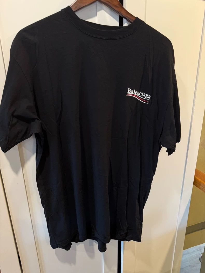 Balenciaga Balenciaga Cola printed logo short sleeve Size US M / EU 48-50 / 2 - 1 Thumbnail