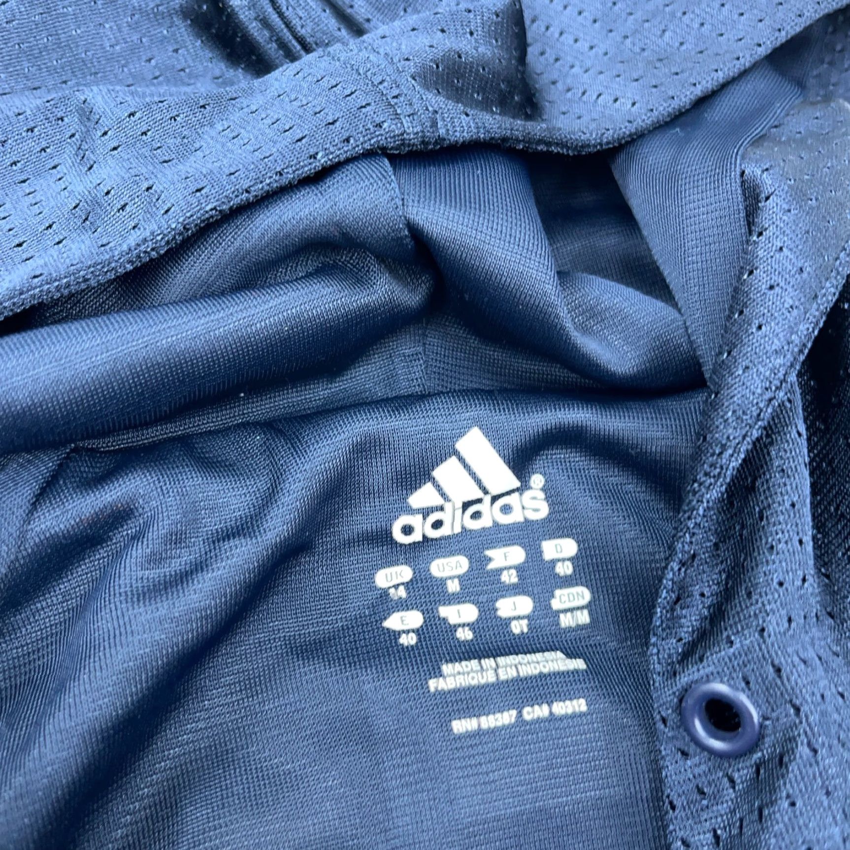 Adidas Adidas Hoodie Women M Blue White Full Zip Hooded Sweatshirt Activewear Casual Travel Jackets Sport Logo Modern Size M / US 6-8 / IT 42-44 - 7 Thumbnail
