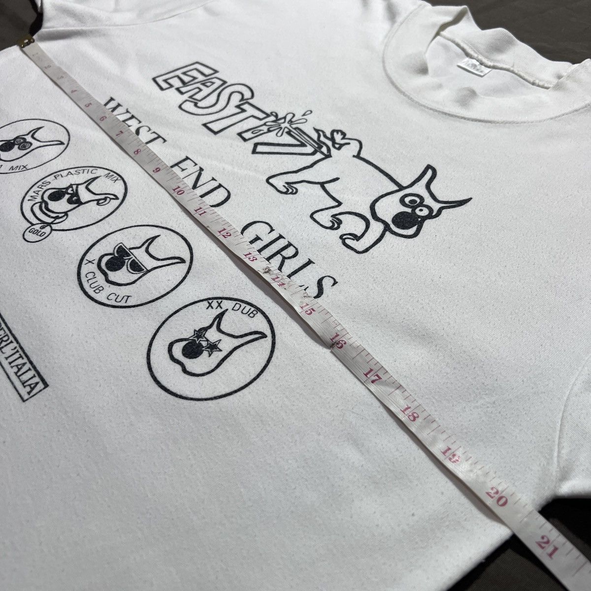 Band Tees Rare VTG 90s East 17 Euro House Electronic Hiphop Tee DMC DJ Size US M / EU 48-50 / 2 - 6 Thumbnail
