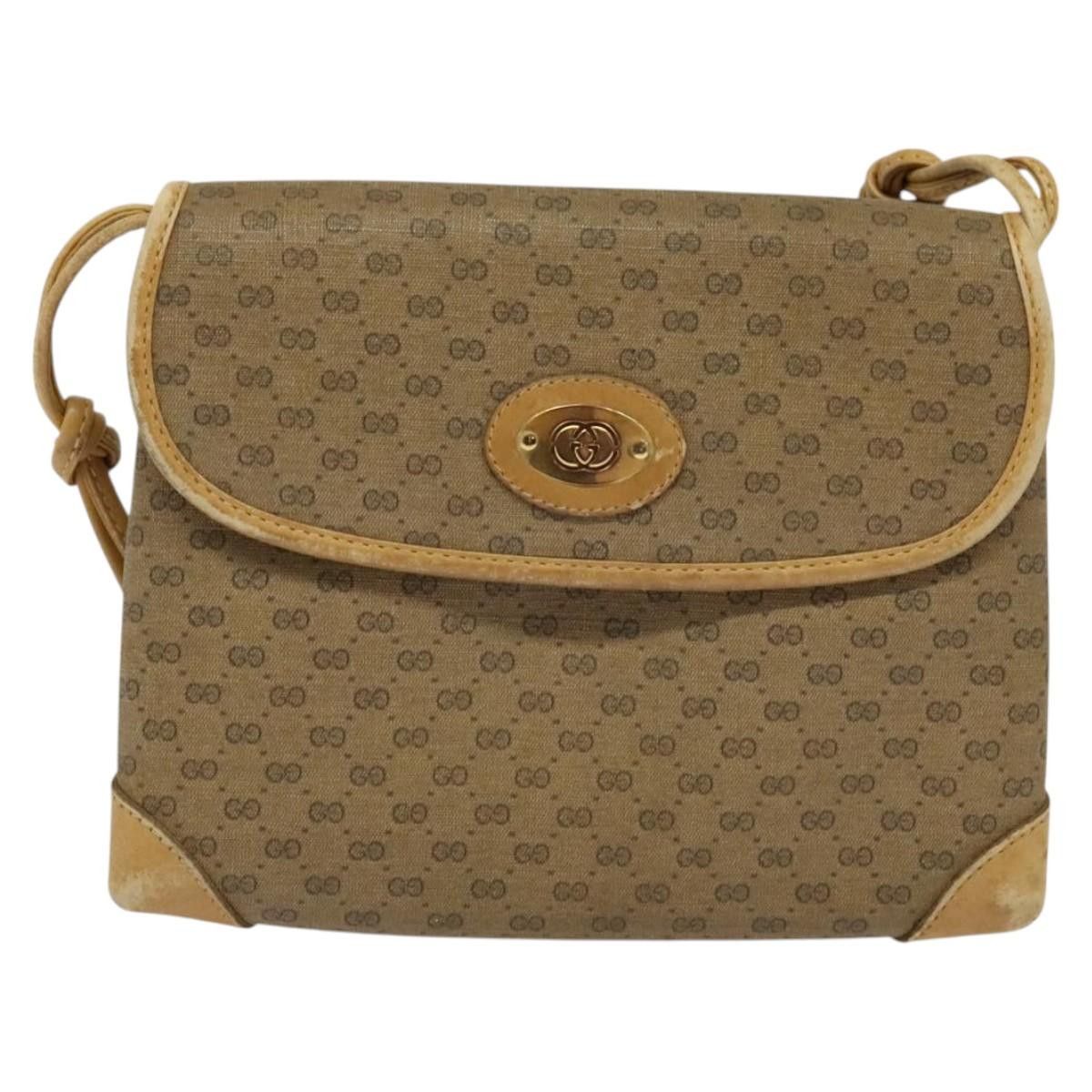 Gucci GUCCI Micro GG Supreme Shoulder Bag Pvc Beige Gold 007 49 Size ONE SIZE - 2 Thumbnail