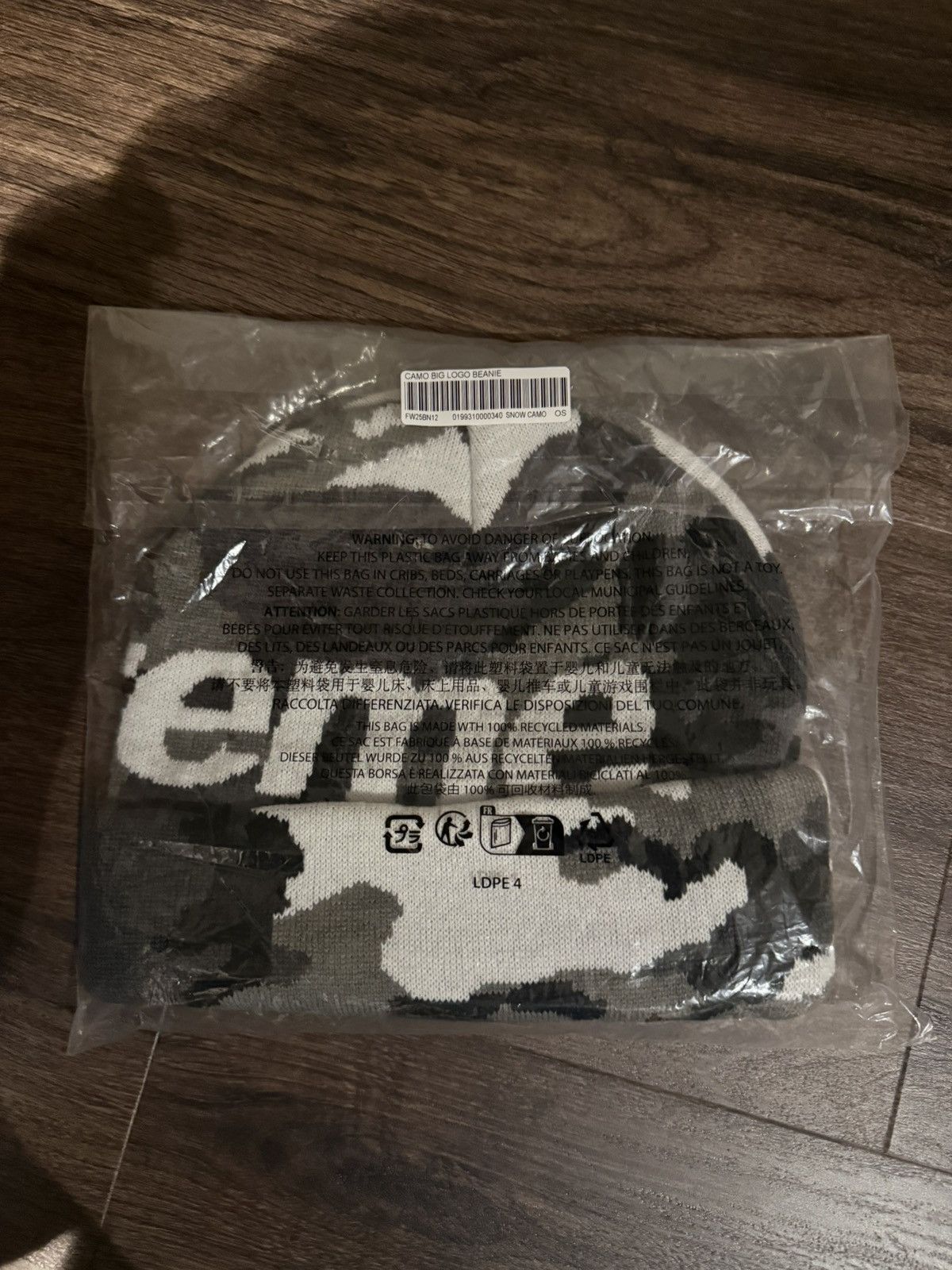 Supreme Supreme Camo Big Logo Beanie Size ONE SIZE - 2 Thumbnail