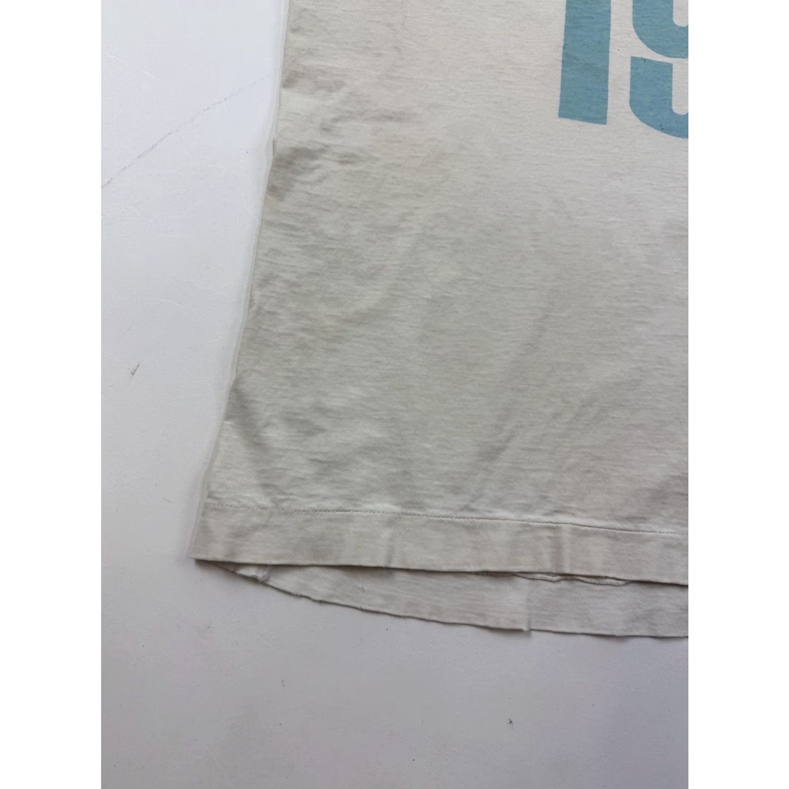 Diesel VINTAGE Diesel Shirt Mens Medium White Summer 1988 Graphic Tee 80s Single Stitch Size US M / EU 48-50 / 2 - 3 Thumbnail