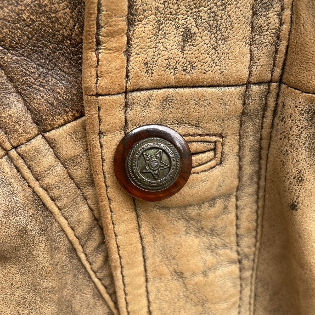 Genuine Leather × Pelle Pelle × Vera Pelle Vera Pelle Lavorazione Artigiana Size US M / EU 48-50 / 2 - 12 Thumbnail