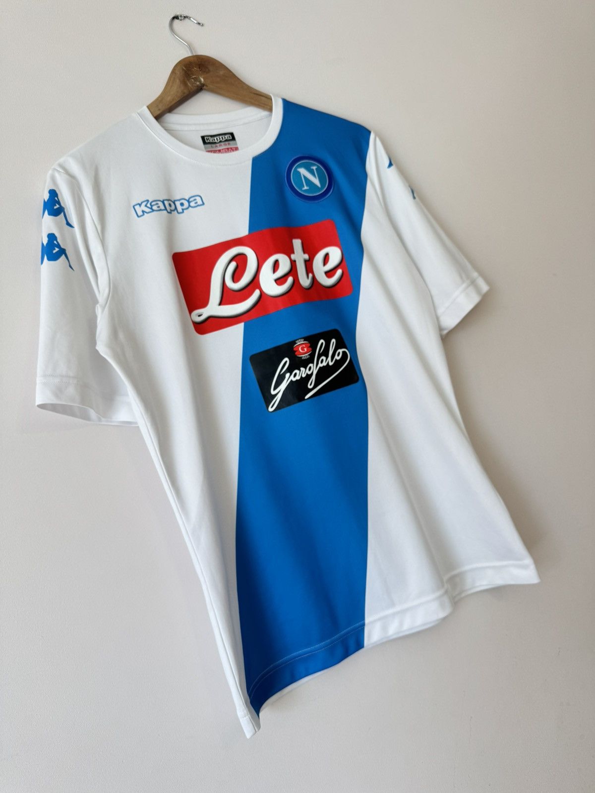 Kappa Napoli 2016-2017 Away Soccer Jersey Football Shirt Kit Size US L / EU 52-54 / 3 - 5 Thumbnail