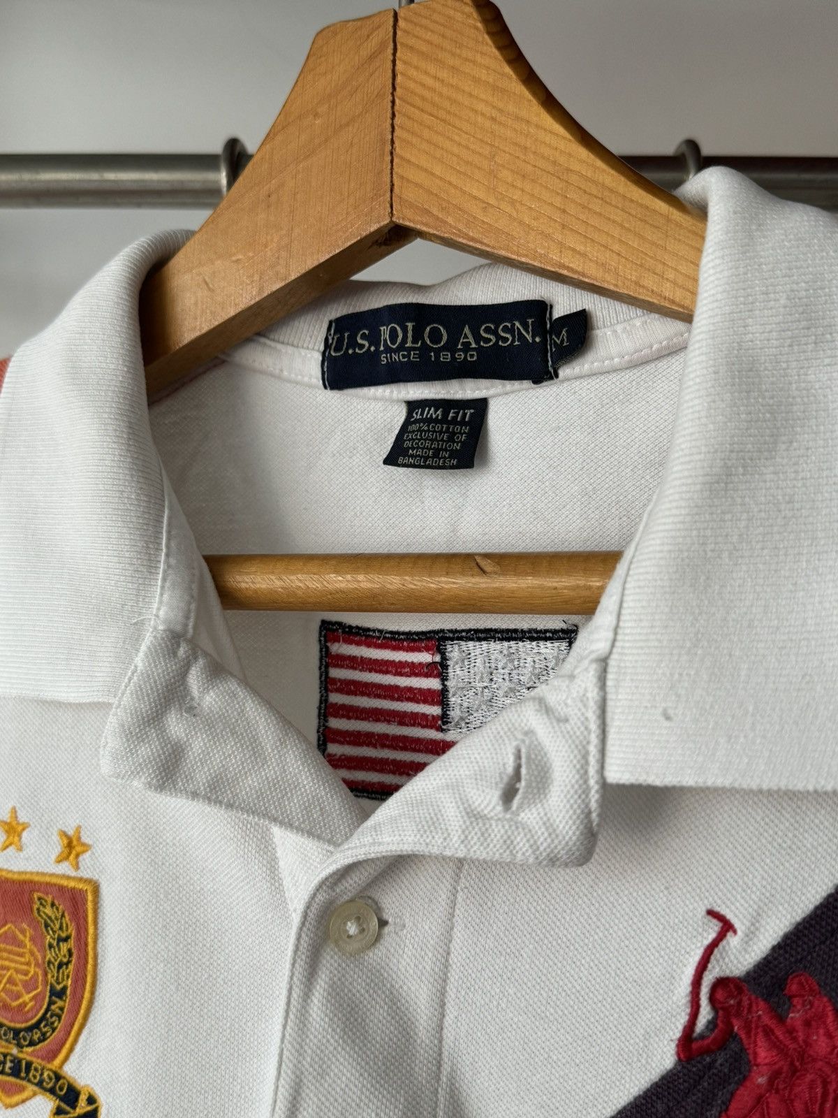 U.S. Polo Assn. × Vintage Vintage U.S. Polo Assn. USA #3 Slim Chief Keef Polo Shirt Size US M / EU 48-50 / 2 - 4 Thumbnail