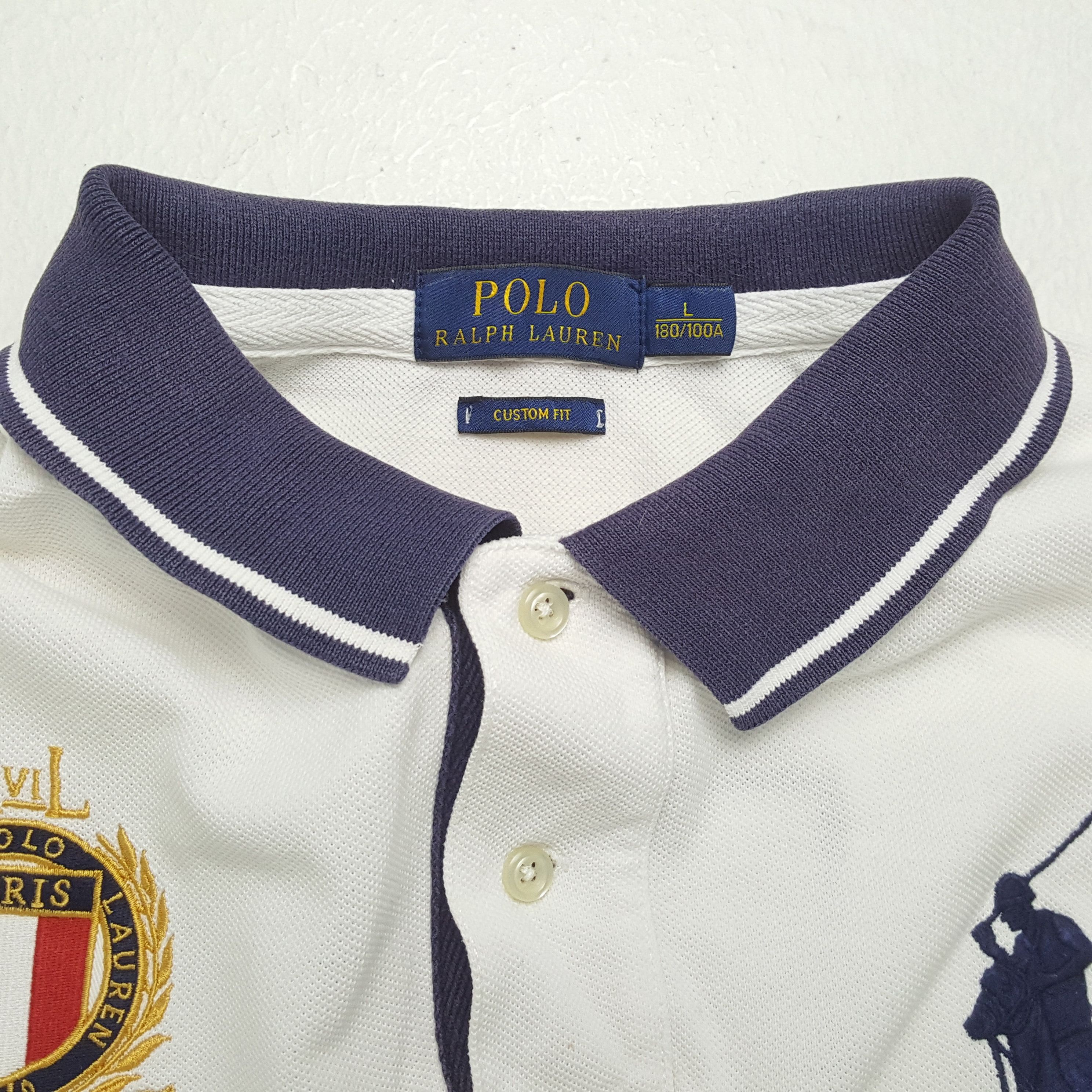 Polo Ralph Lauren × Vintage Vintage POLO by RALPH LAUREN Fashion Brand Distressed Polos Size US L / EU 52-54 / 3 - 9 Thumbnail