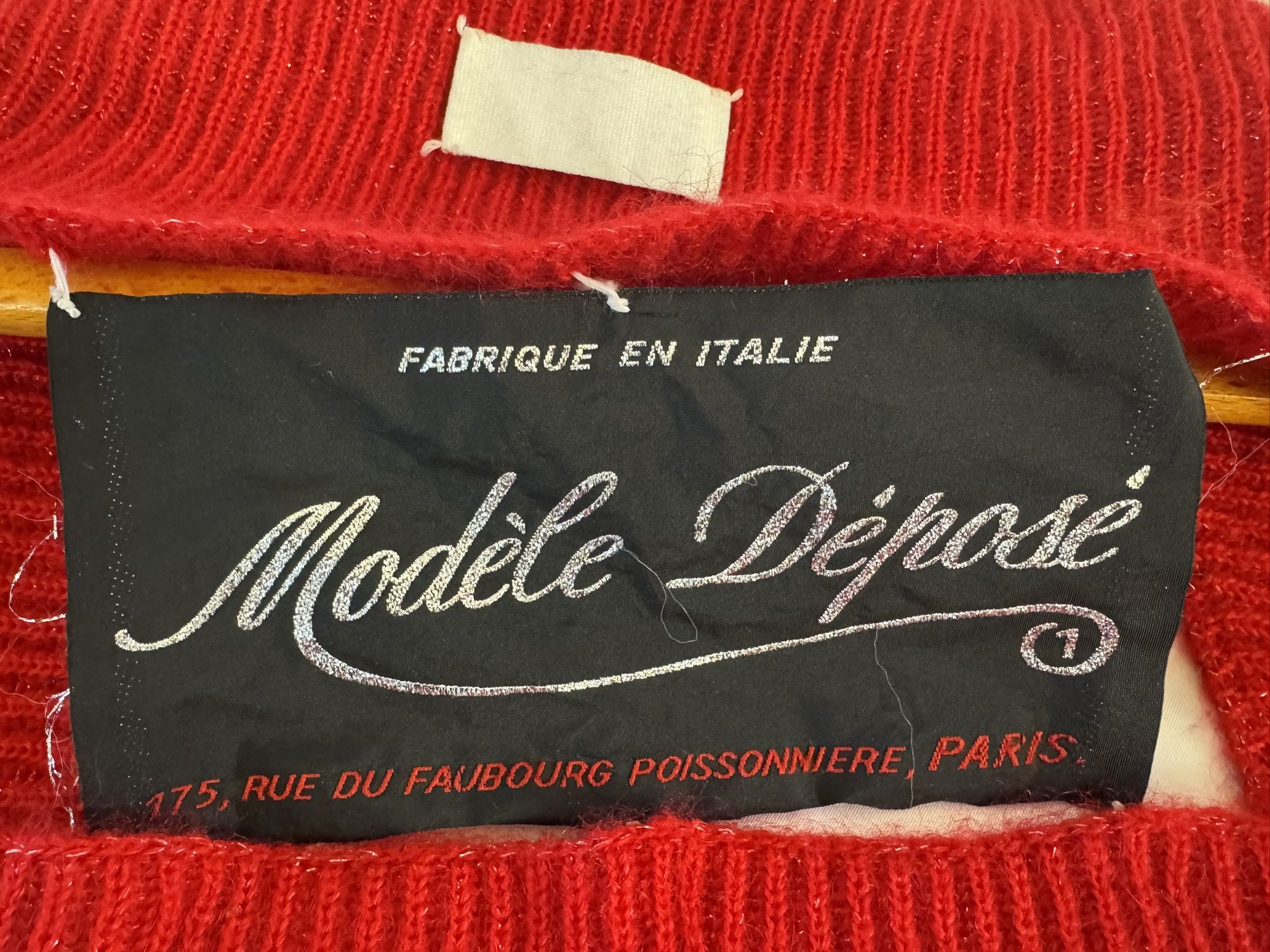 Maison Margiela Martin Margiela Red Mohair Bolero Label Fall 2004 Size M / US 6-8 / IT 42-44 - 10 Thumbnail