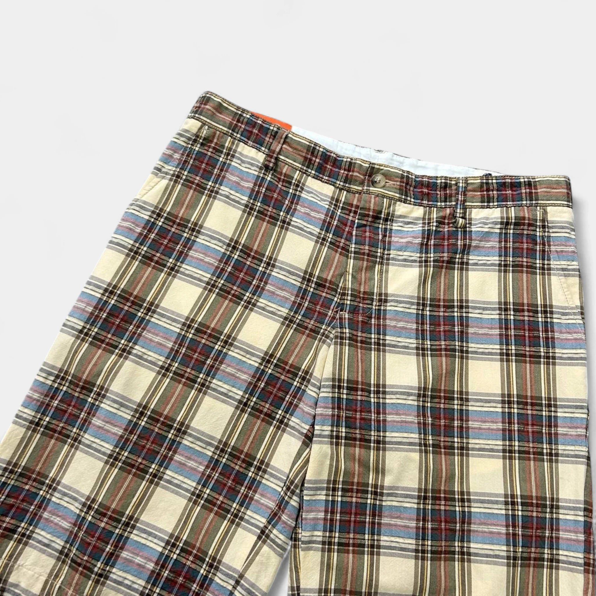 Dolce & Gabbana Dolce & Gabbana Yellow Checkered Shorts Size US 32 / EU 48 - 2 Thumbnail