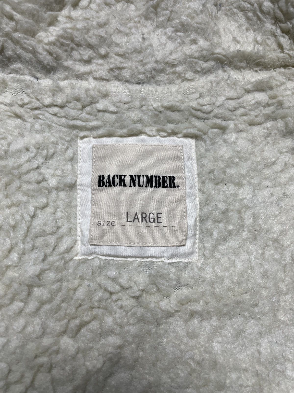 If Six Was Nine 2000’s Back Number - Assymetrical Denim Sherpa Jacket Size US M / EU 48-50 / 2 - 13 Thumbnail