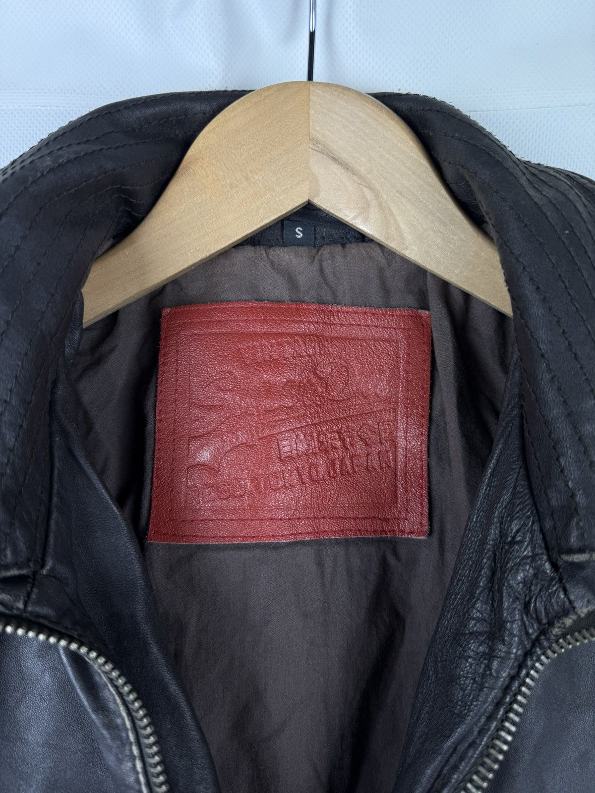 Superdry Superdry Japan Men’s Leather Multipocket Jacket Size S Size US S / EU 44-46 / 1 - 10 Thumbnail