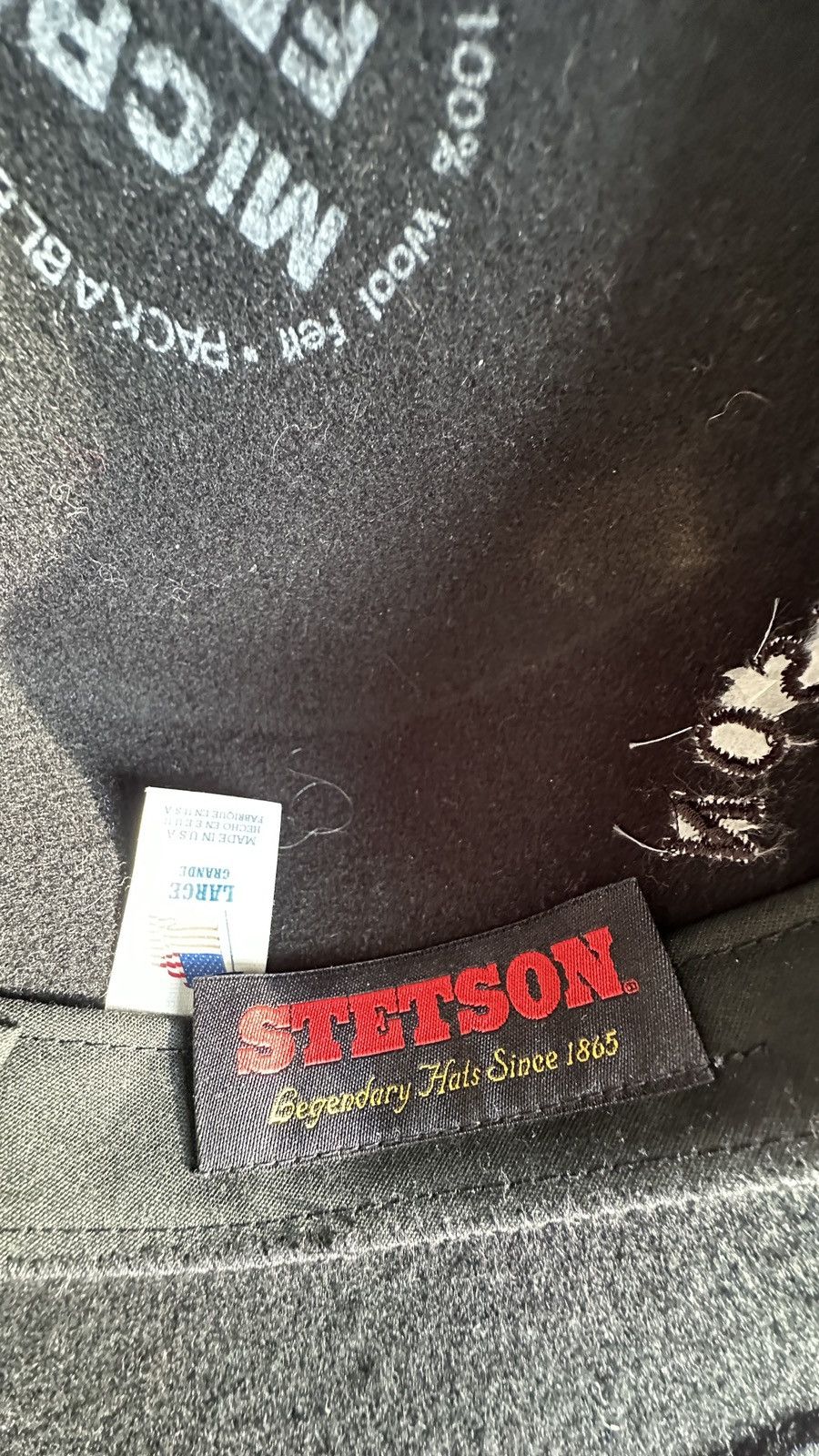 Stetson STETSON begendary hats large size wool Size 42 - 7 Thumbnail