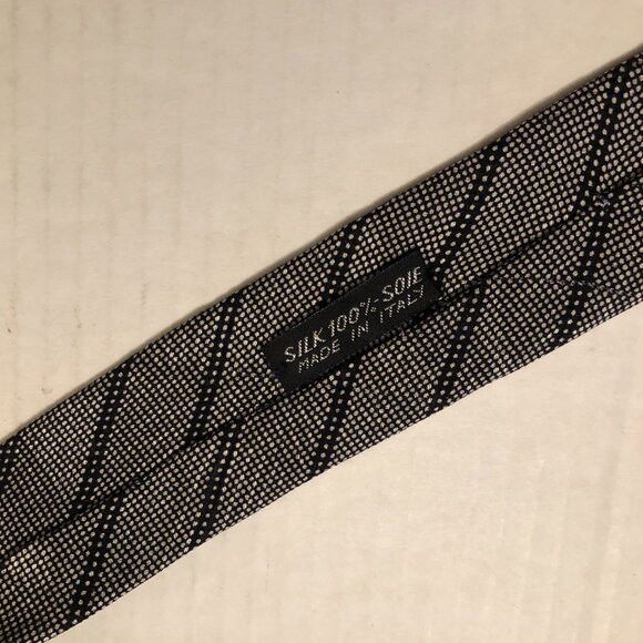 Brioni BRIONI men's new gray 100%silk tie 4" X 59 1/2" Size ONE SIZE - 4 Thumbnail