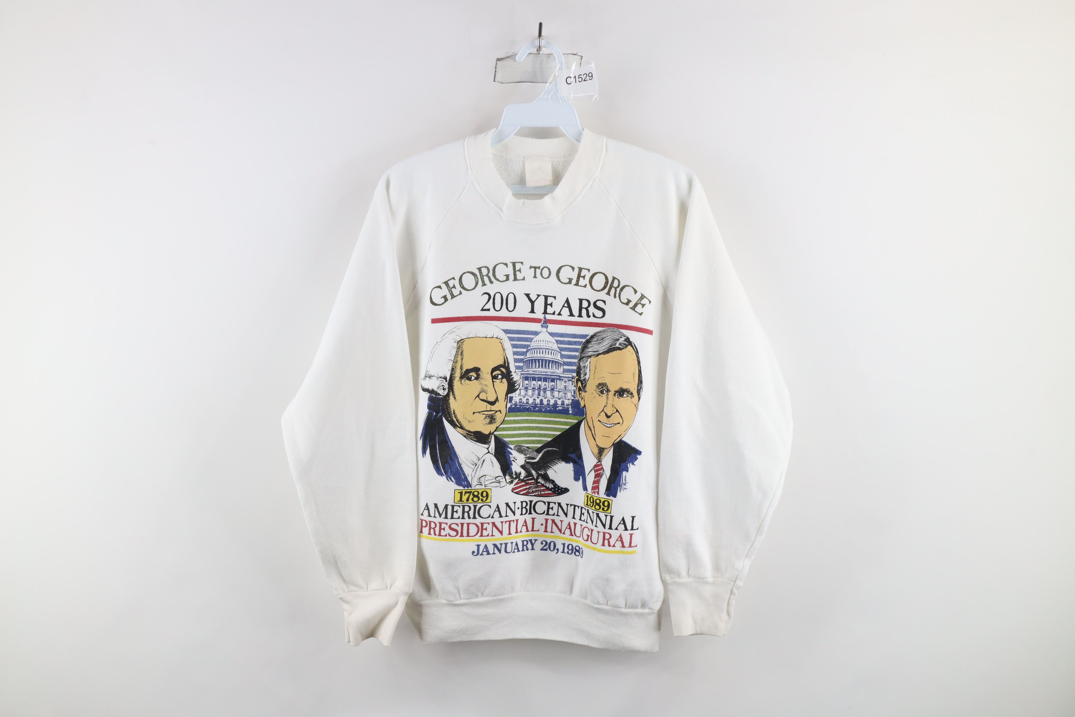 Vintage Vintage 80s George to George President Sweatshirt USA Size US M / EU 48-50 / 2 - 1 Thumbnail