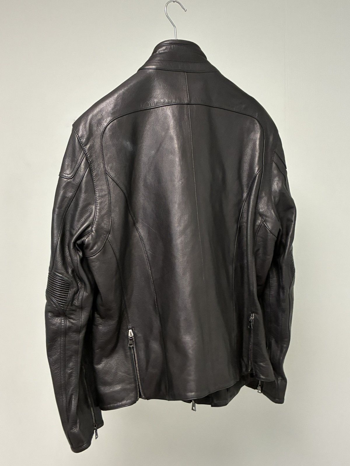 John Varvatos Leather Moto Size EU 54 USA 44 Size US L / EU 52-54 / 3 - 14 Thumbnail