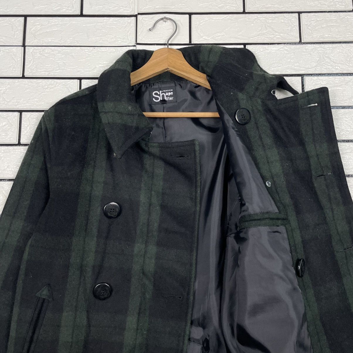 Japanese Brand Shape Shifter By Freak's Store Double Breasted Tartan Jacket Size US M / EU 48-50 / 2 - 10 Thumbnail