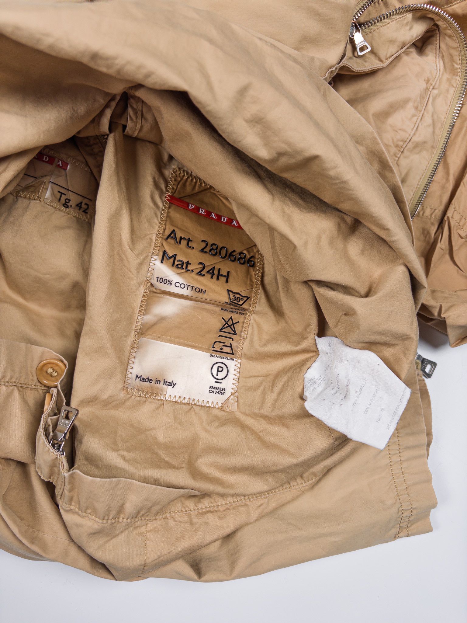 Prada Vintage Prada Utility Jacket Size M / US 6-8 / IT 42-44 - 7 Thumbnail