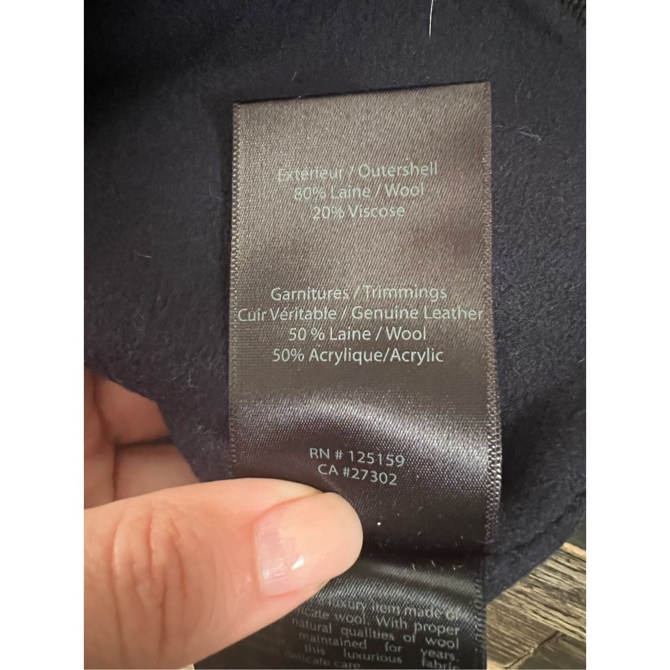 Mackage Mackage Wool Navy Blue/Black Jacket Coat fit sz M Size M / US 6-8 / IT 42-44 - 6 Thumbnail